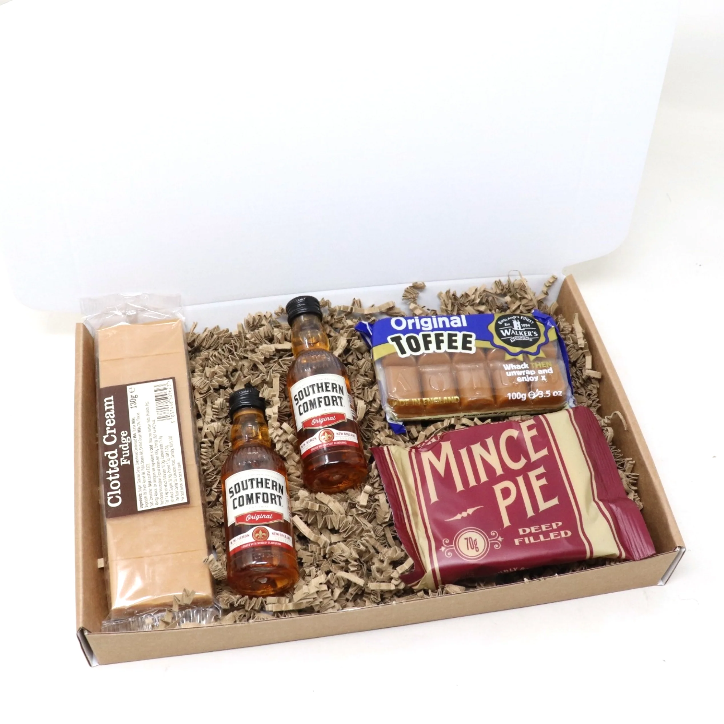 Alcohol & Christmas Treats Letterbox Gift Set With Mince Pie - Image 2