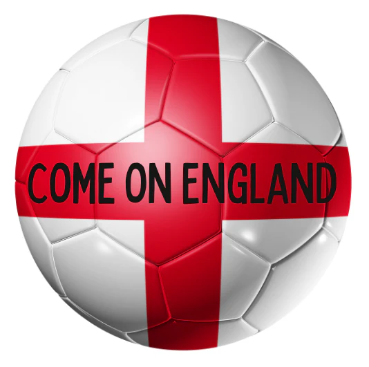 Come On England Design Drink Toppers