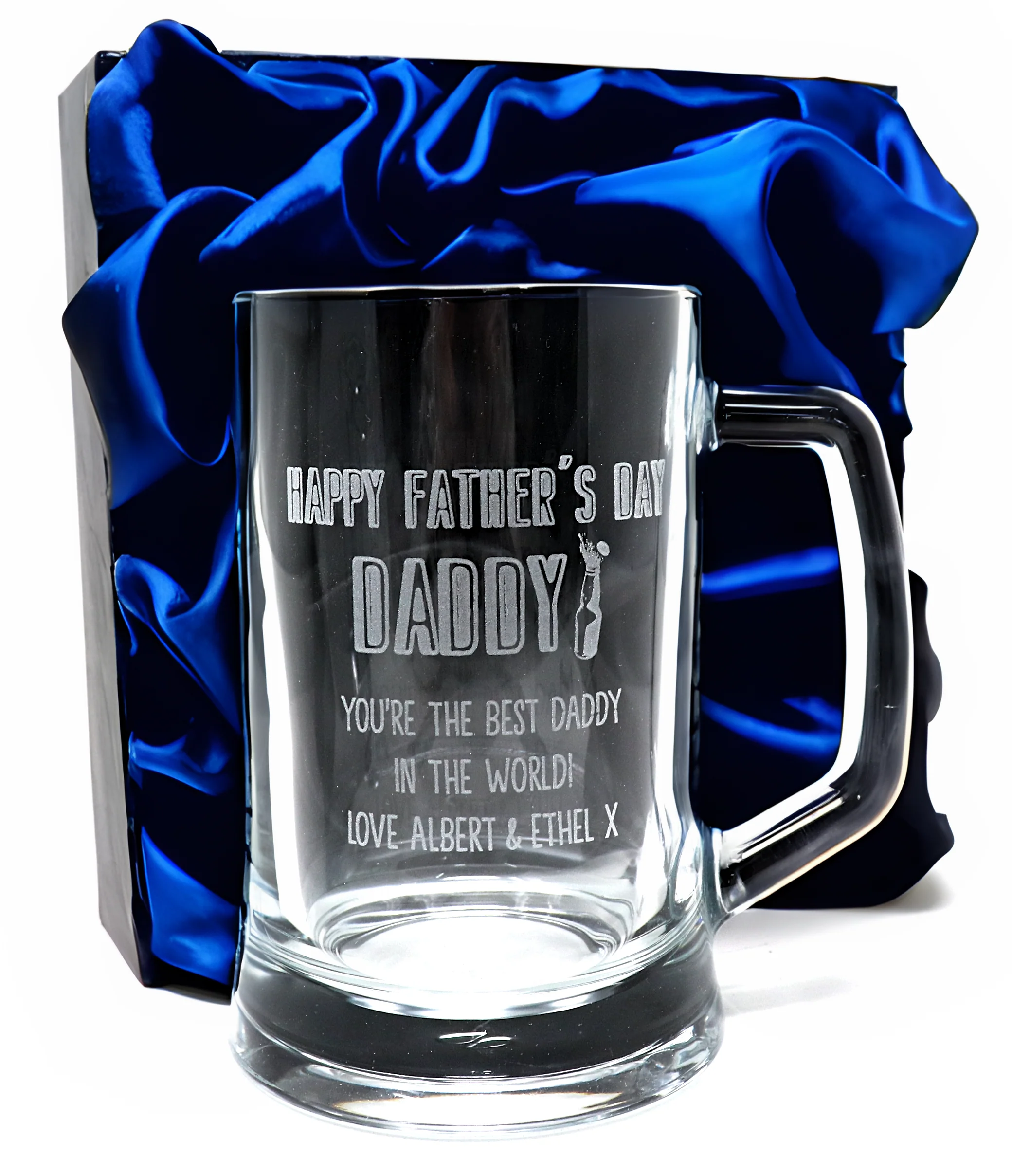 Personalised Pint Glass Tankard - Father's Day Design - Image 3