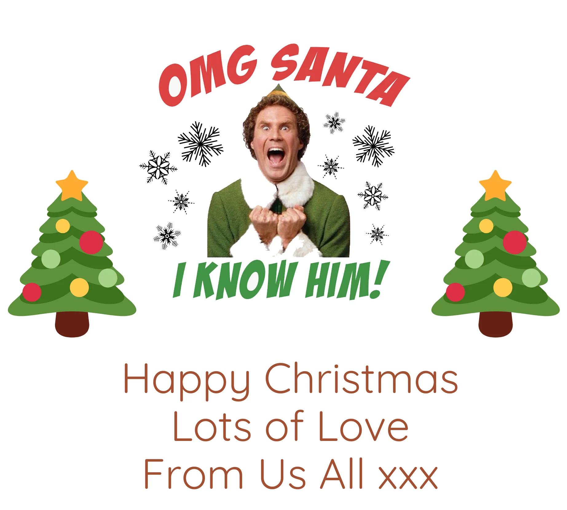 Engraved Rum Glass Tumbler & Personalised Christmas Elf Miniature Spiced Rum - Image 4