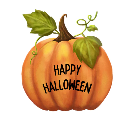 Halloween Pumpkin Design Edible Cocktail Drink Toppers - Image 2