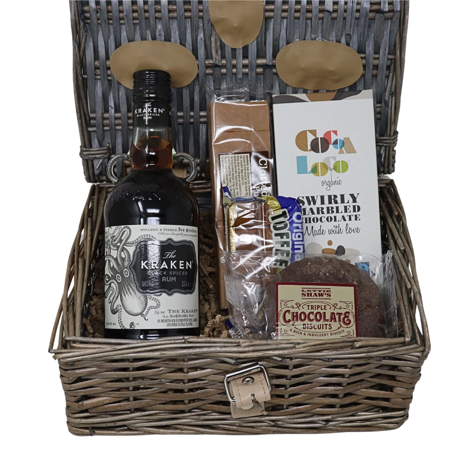 Kraken 35cl & Treats 10 Inch Hamper
