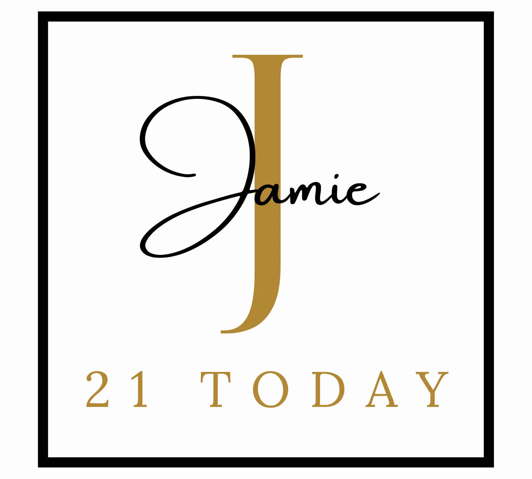 Personalised 18th Birthday Est 2006 Limited Edition Shot Glass & Gold Initial Miniature Alcohol Bottle - Image 3