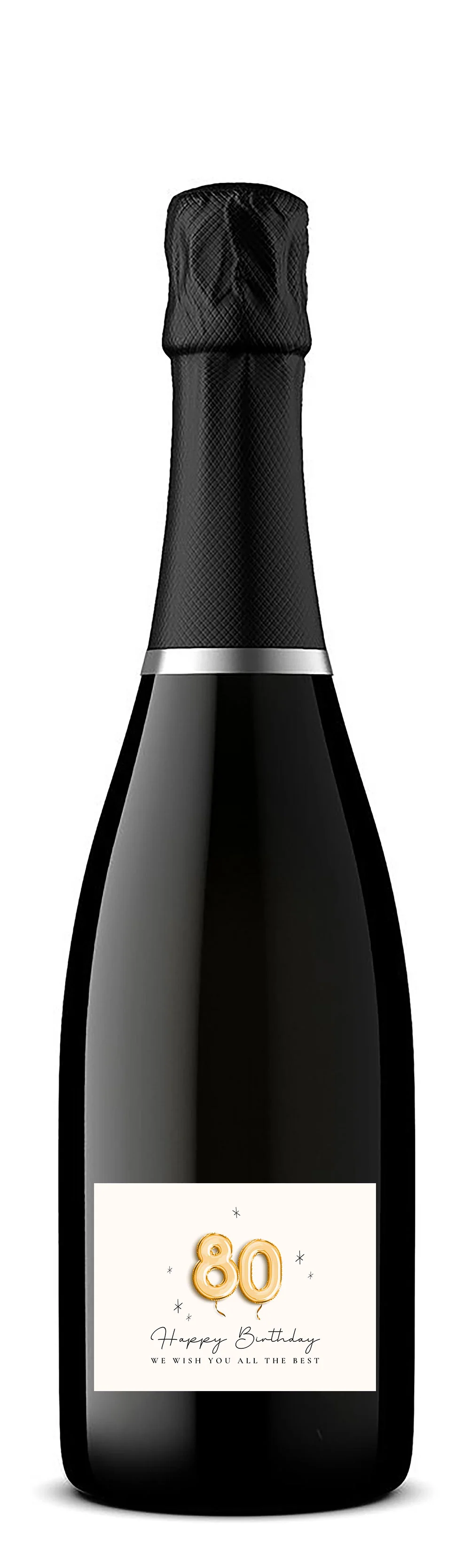 Personalised Prosecco Bottle Label - Birthday Age Design - Image 3