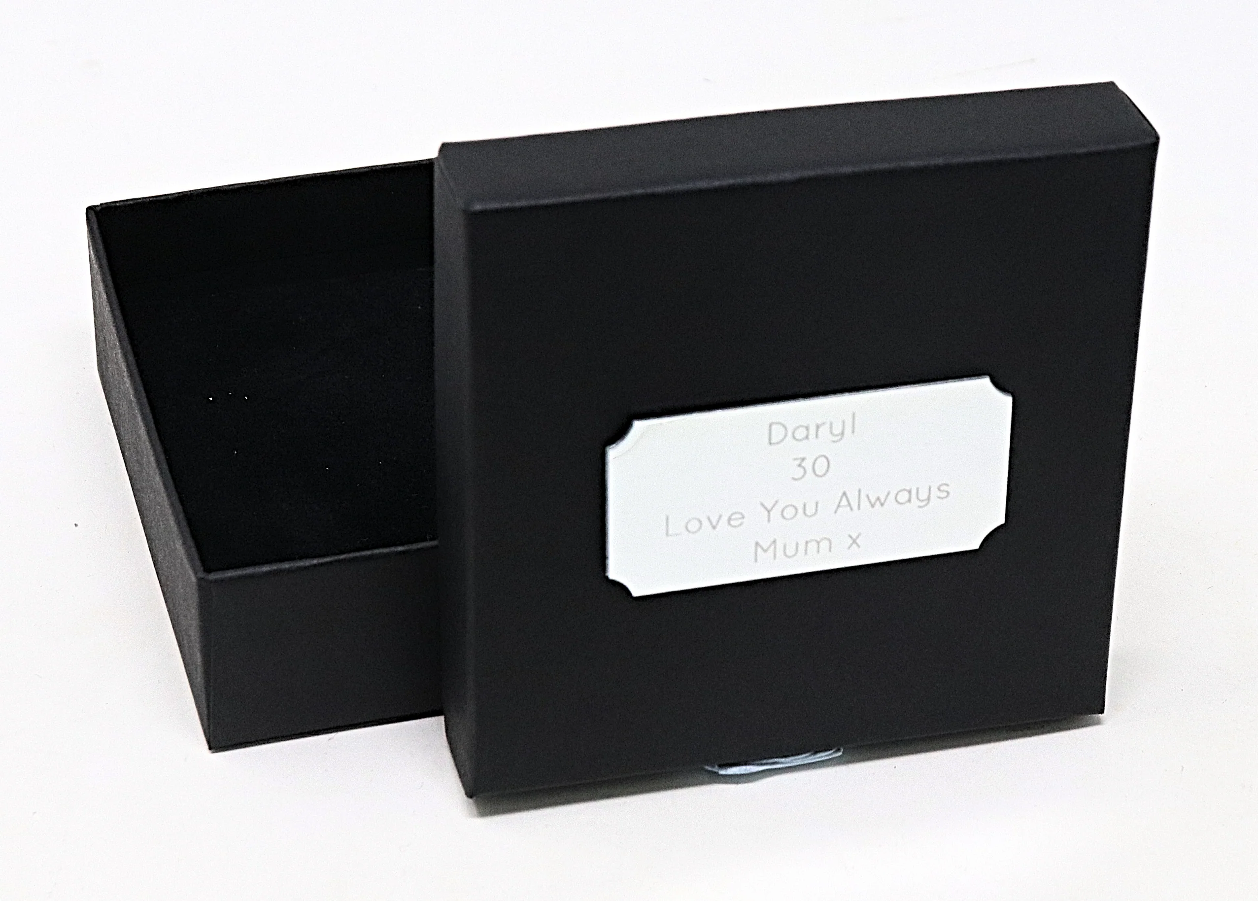 Personalised Black Pocket Watch - Birthday Design - Image 3