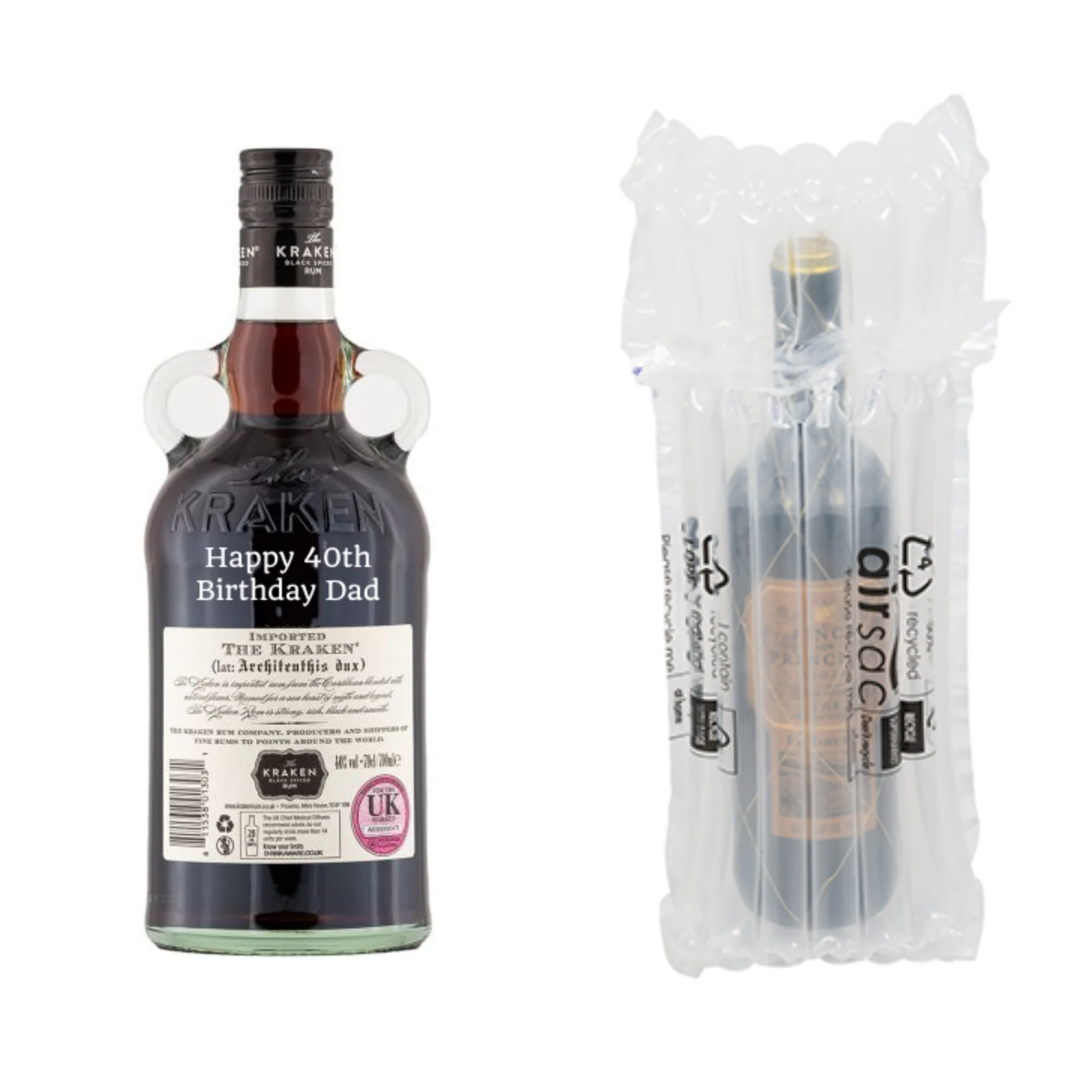 Personalised Bottle of Kraken Black Spiced Rum 70cl - Image 4