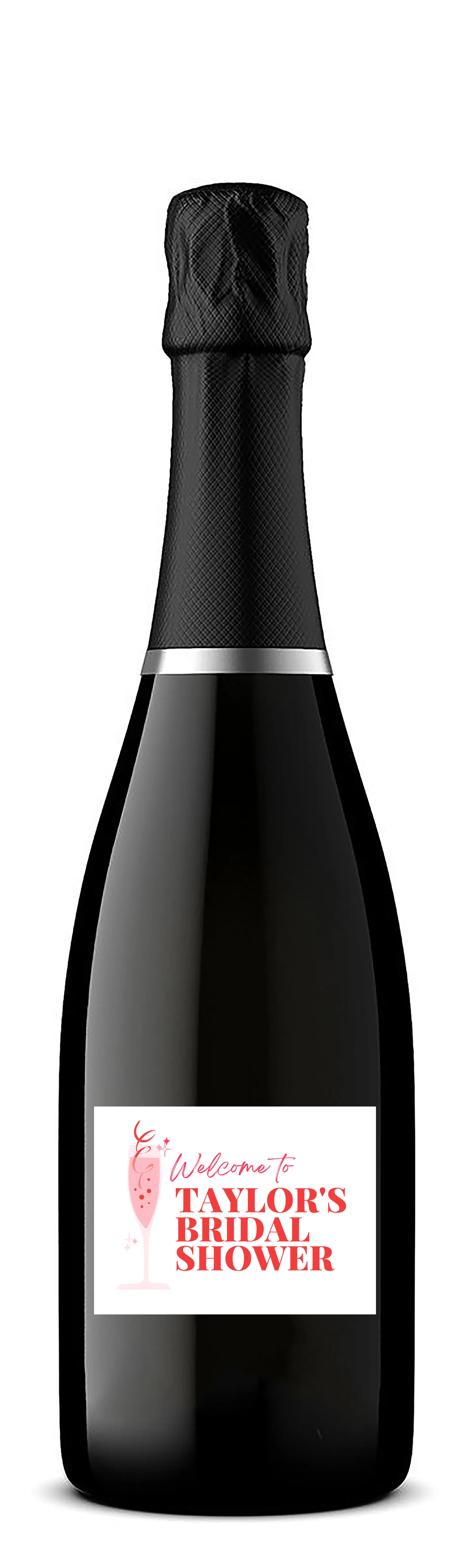 Personalised Prosecco Bottle Label - Bridal Shower/Hen Do Design - Image 4