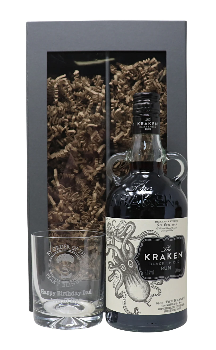 Personalised Glass Tumbler & Bottle of Alcohol - Peaky Blinders Design - Image 10