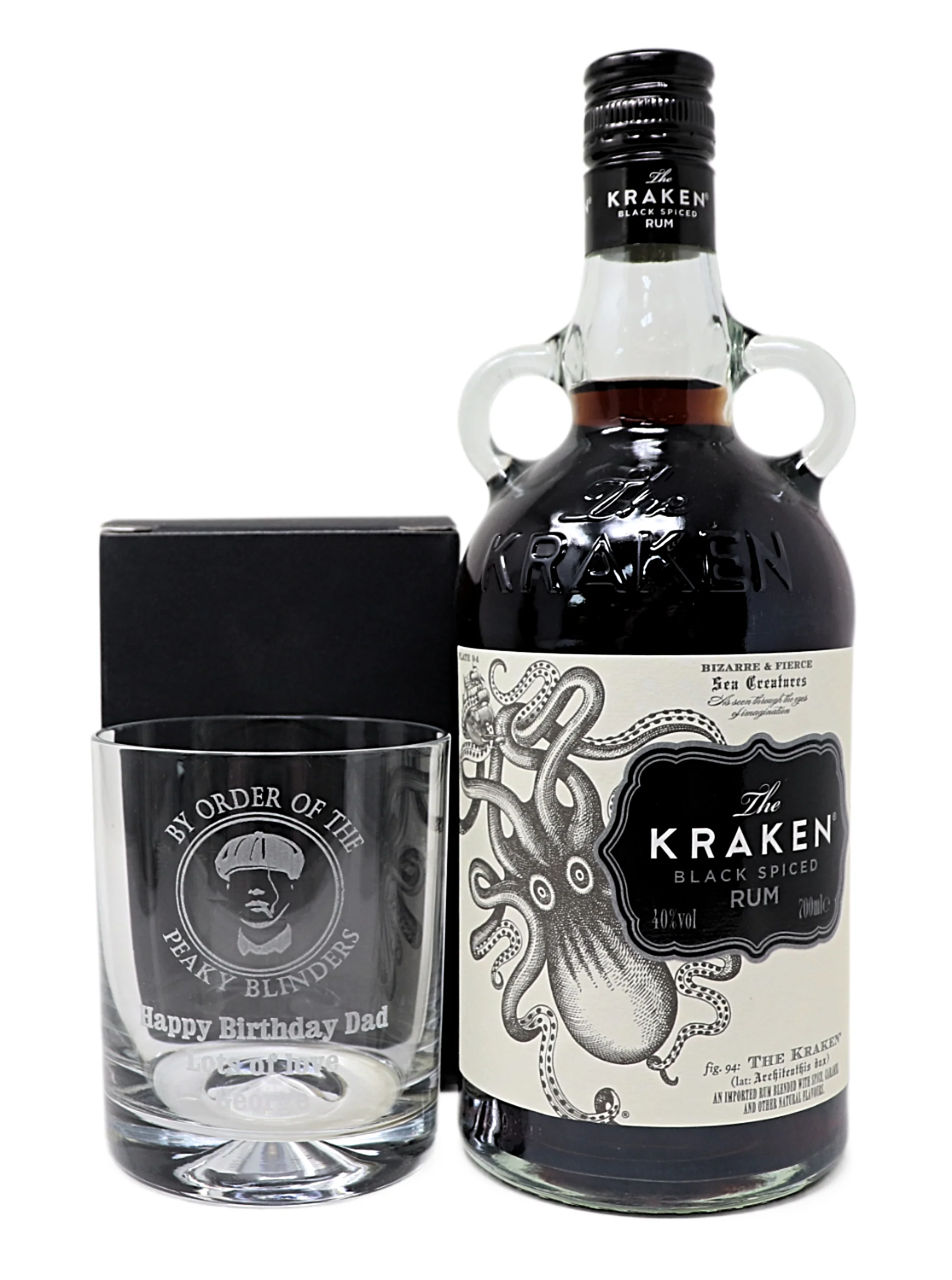 Personalised Glass Tumbler & Bottle of Alcohol - Peaky Blinders Design - Image 9