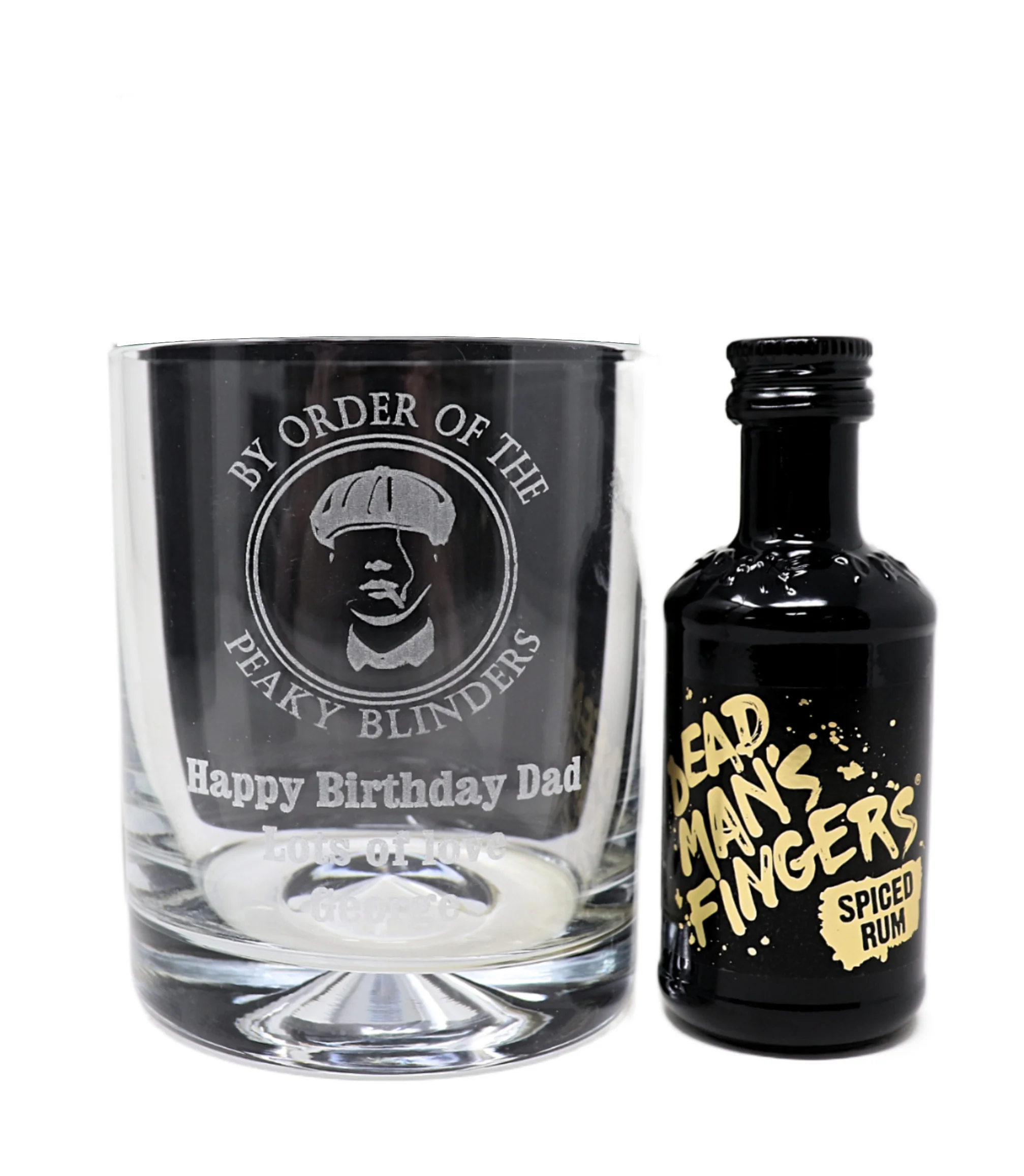 Personalised Glass Tumbler & Miniature - Peaky Blinders Design - Image 13