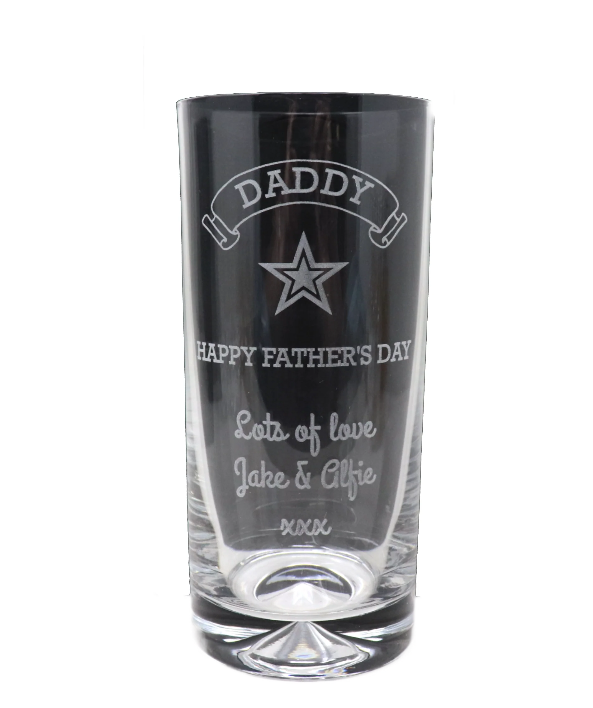 Personalised Highball Glass - Fathers Day Design - Image 3