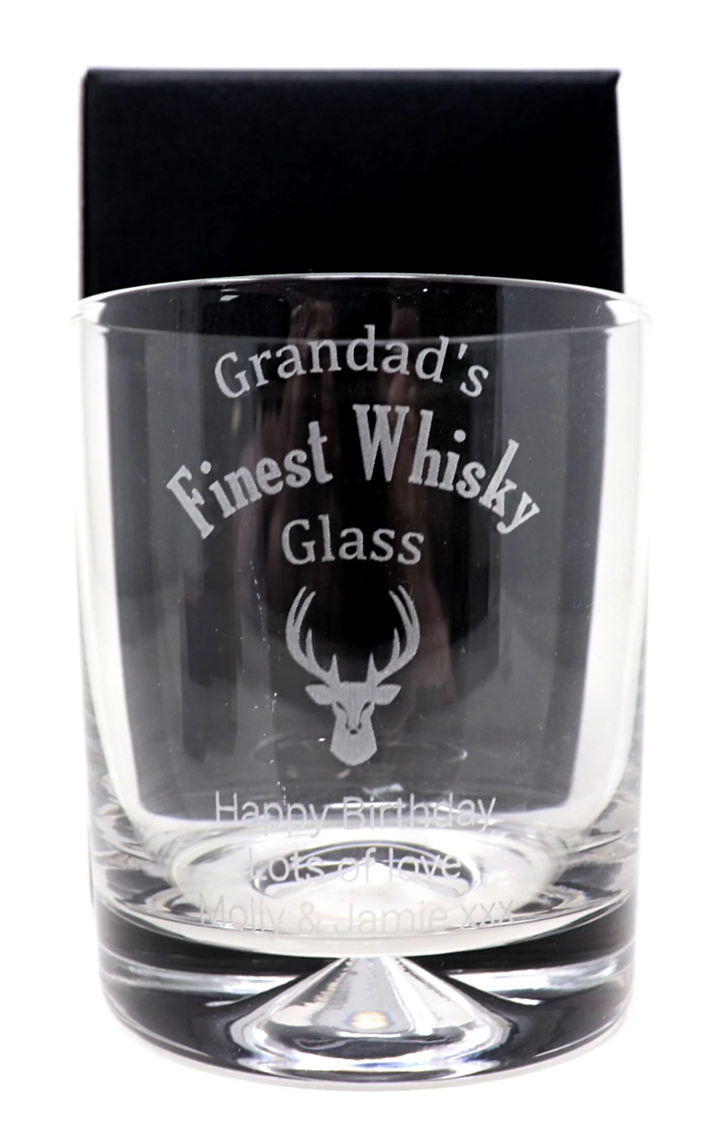 Personalised Glass Tumbler - Finest Whisky Design - Image 3