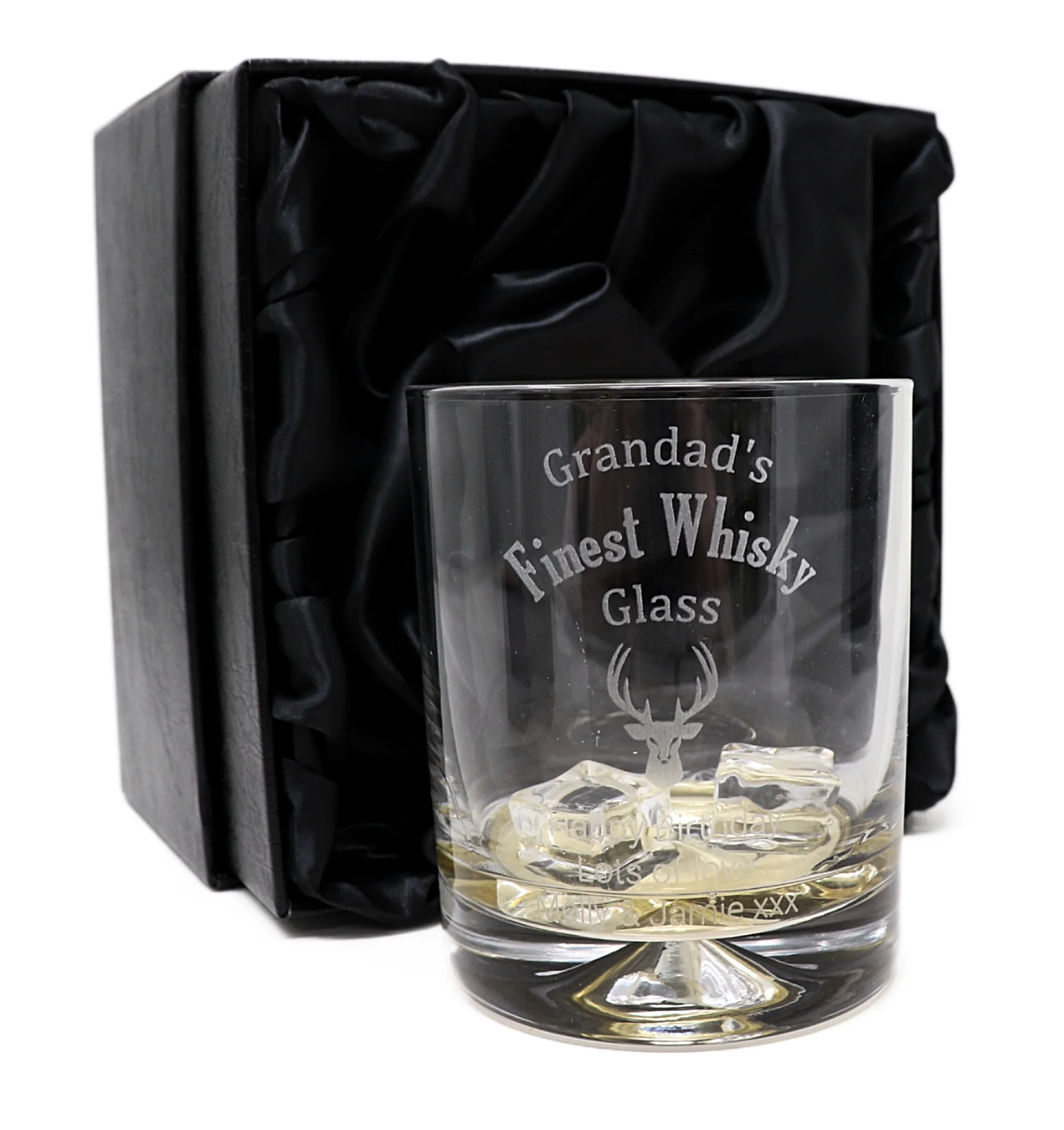 Personalised Glass Tumbler - Finest Whisky Design - Image 4