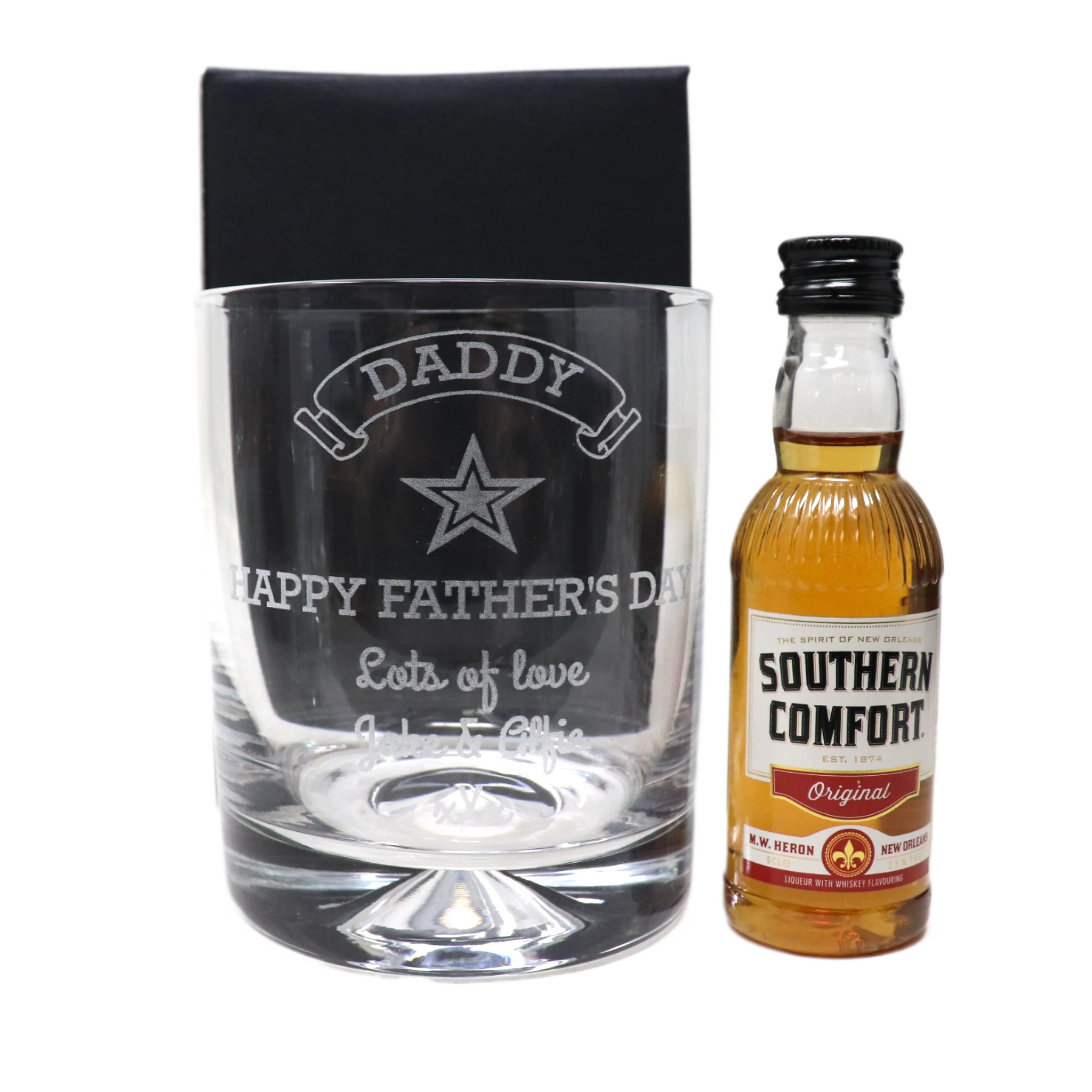 Personalised Glass Tumbler & Miniature Alcohol - Fathers Day Design - Image 10