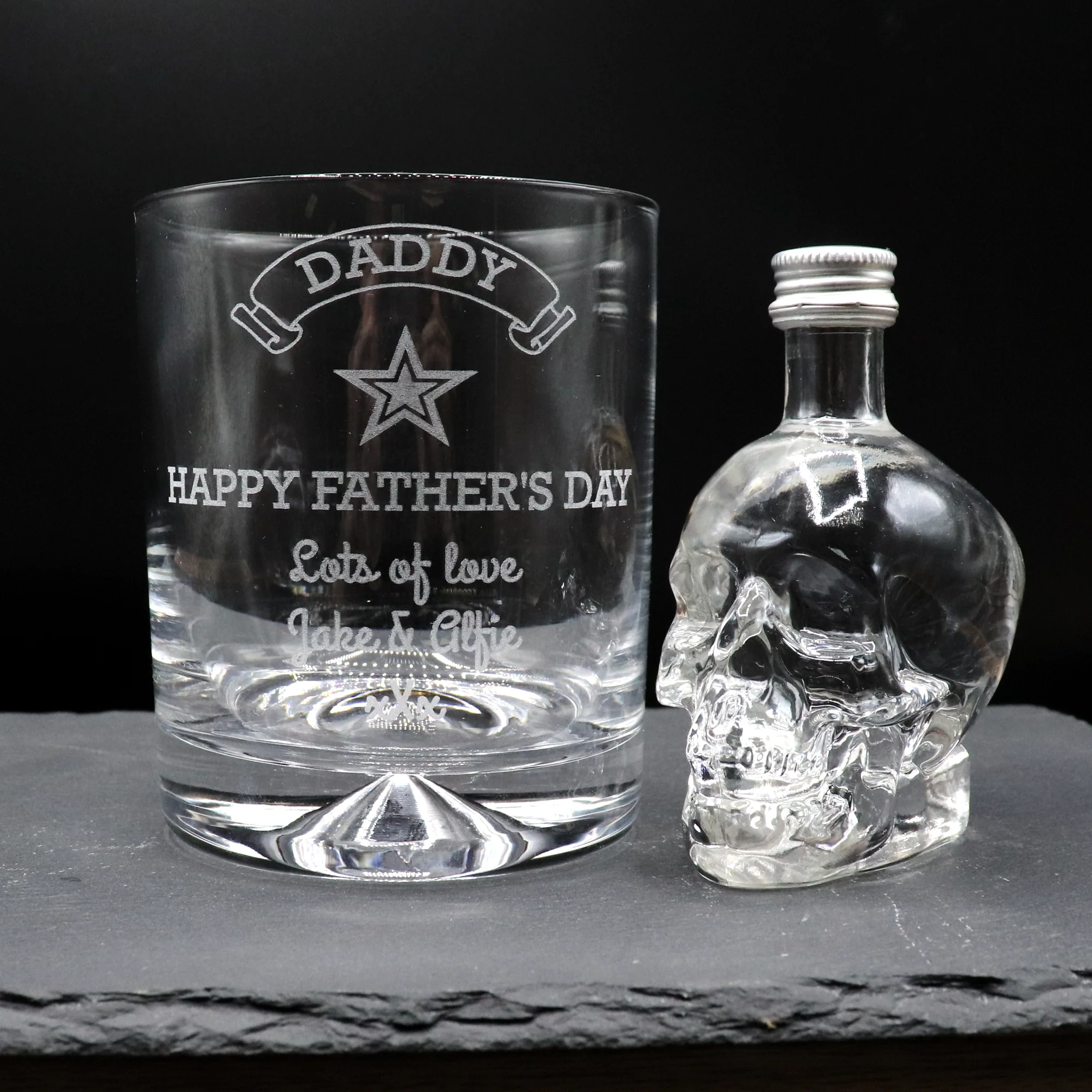 Personalised Glass Tumbler & Miniature Alcohol - Fathers Day Design - Image 13