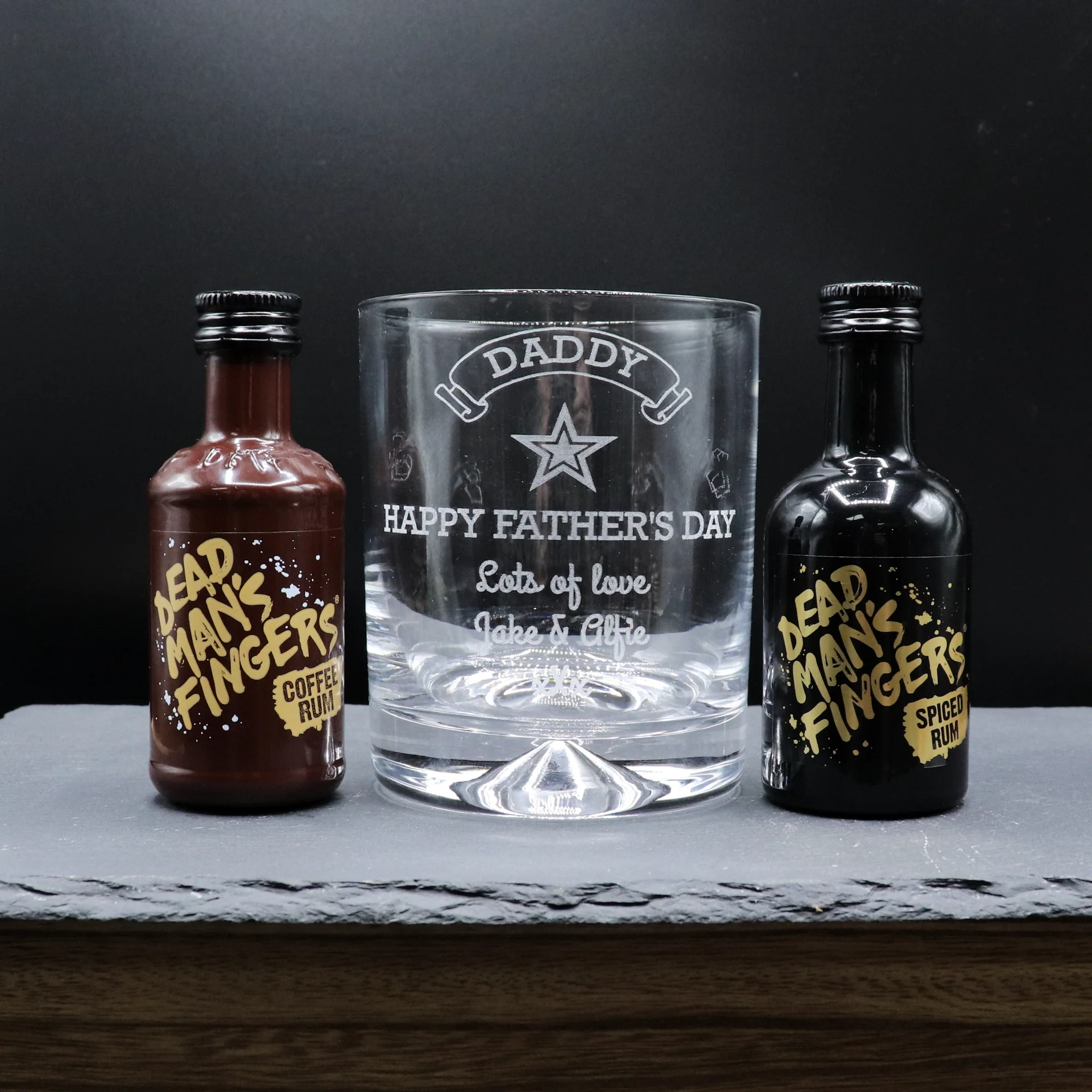 Personalised Glass Tumbler & Miniature Alcohol - Fathers Day Design - Image 14