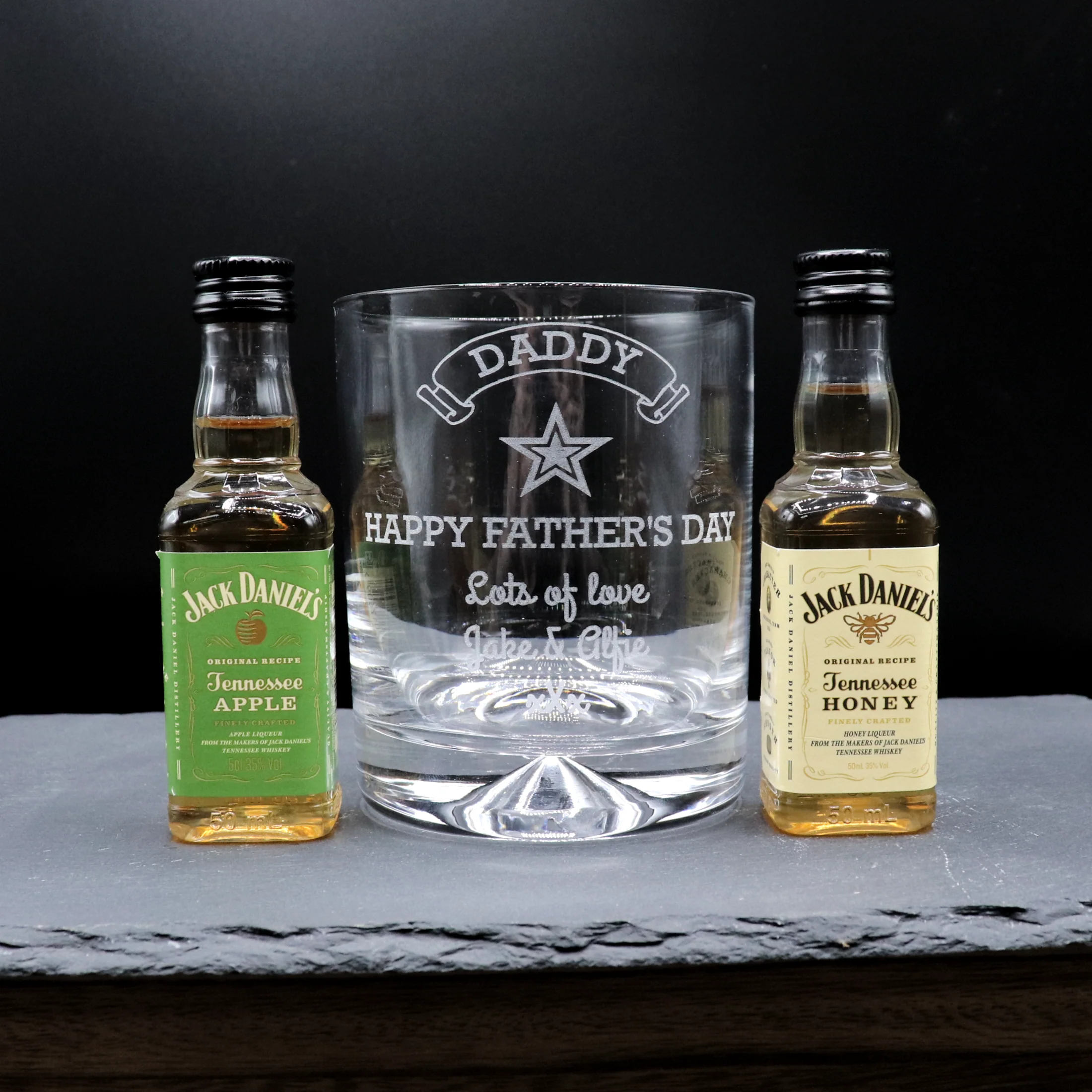 Personalised Glass Tumbler & Miniature Alcohol - Fathers Day Design - Image 15