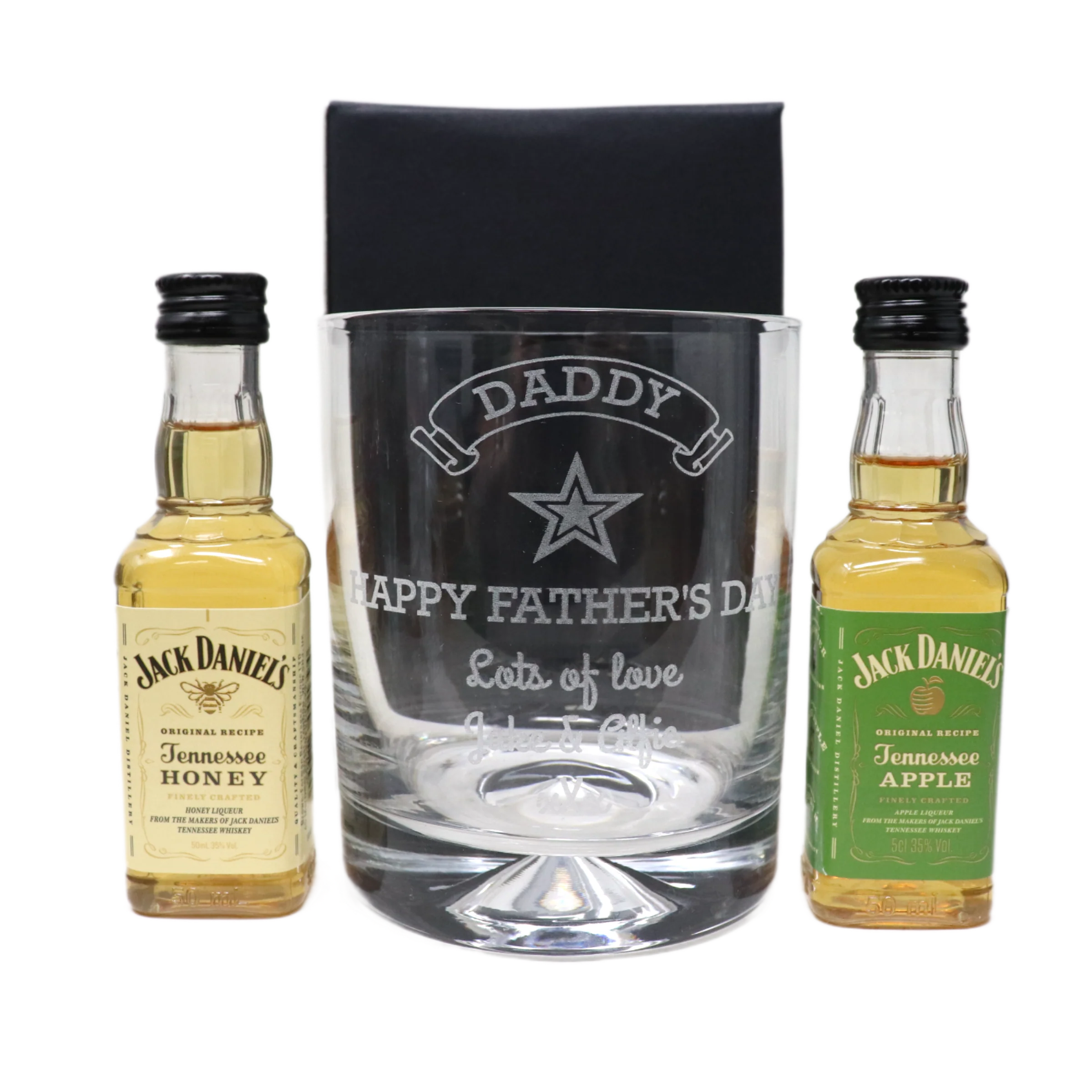 Personalised Glass Tumbler & Miniature Alcohol - Fathers Day Design - Image 7