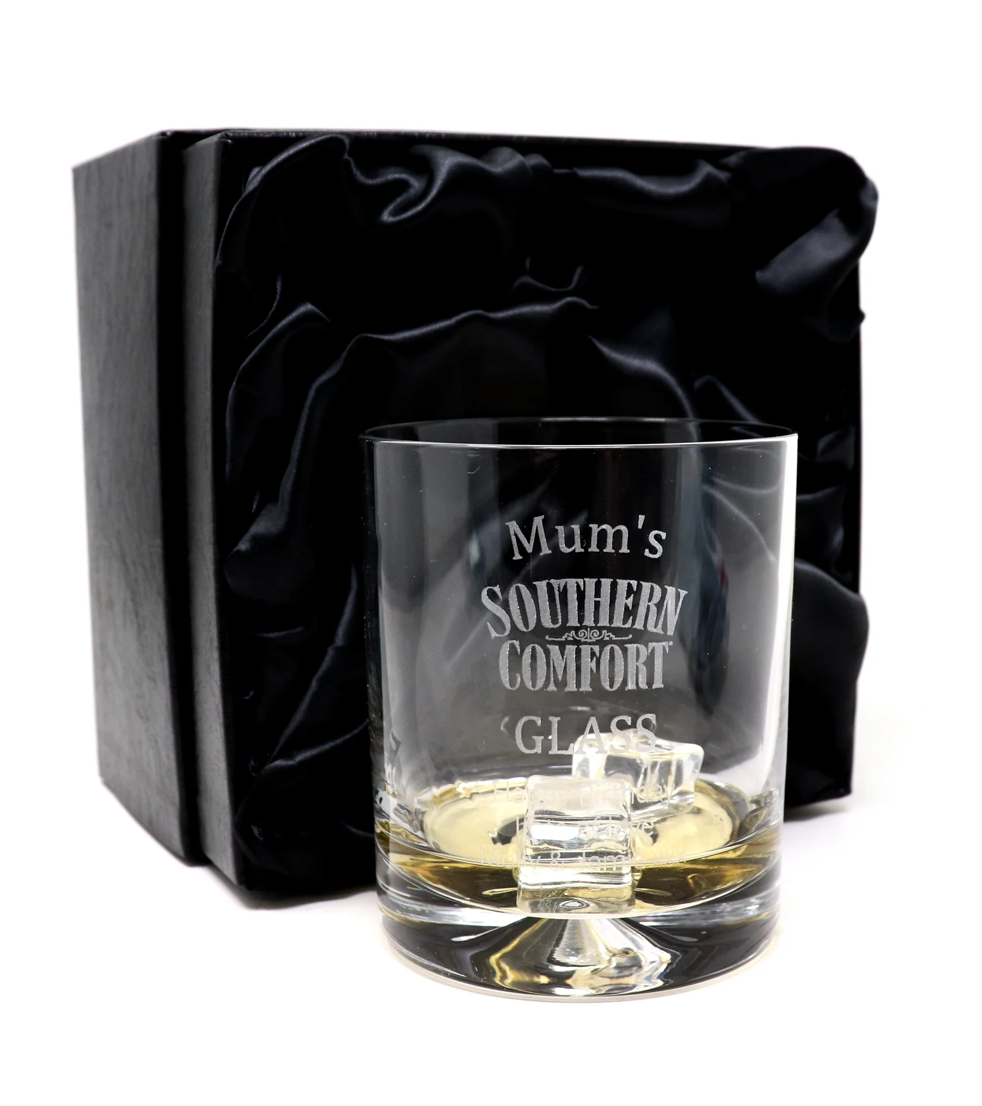 Personalised Glass Tumbler - Southern Comfort Design - Image 4