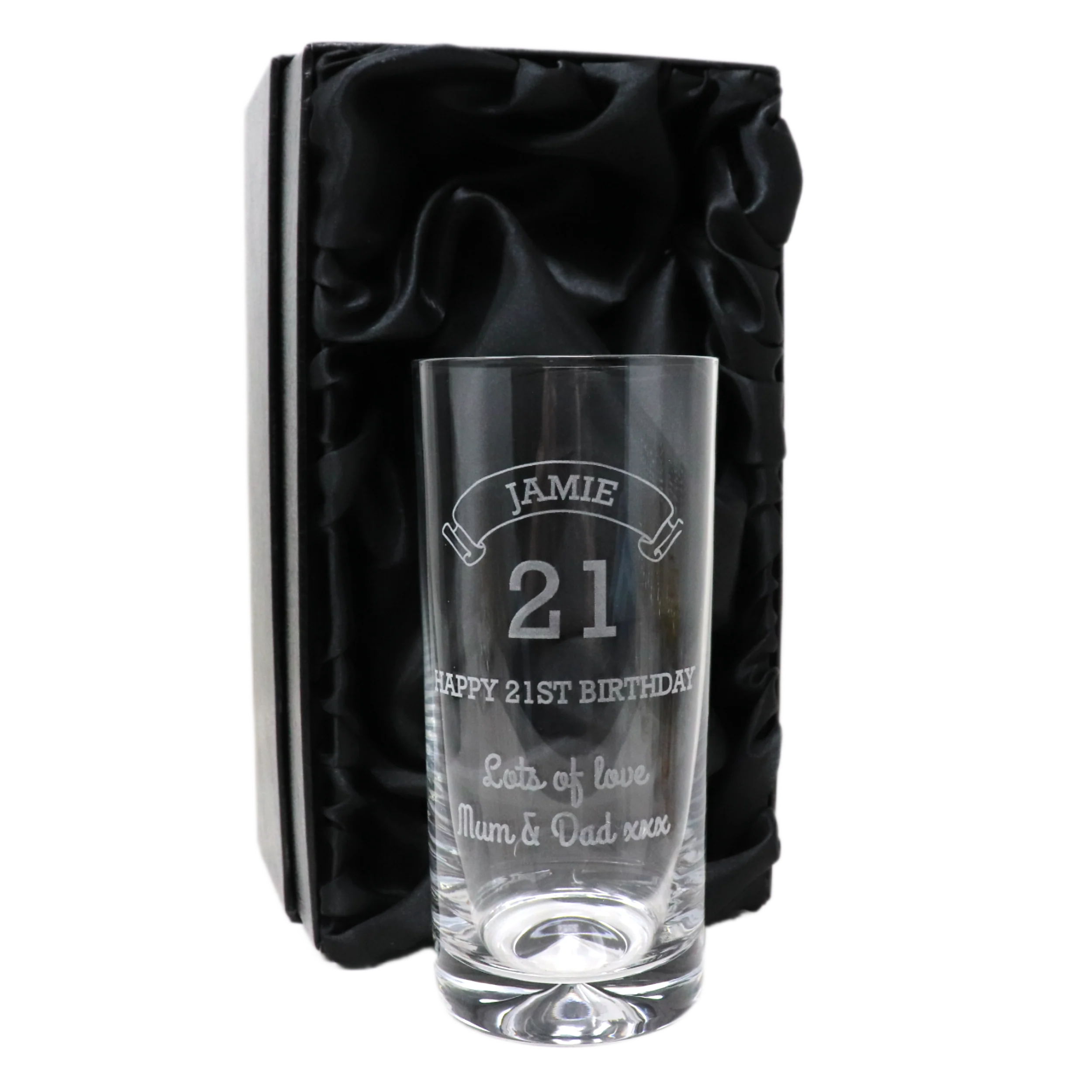 Personalised Birthday Age Highball Glass - Image 4