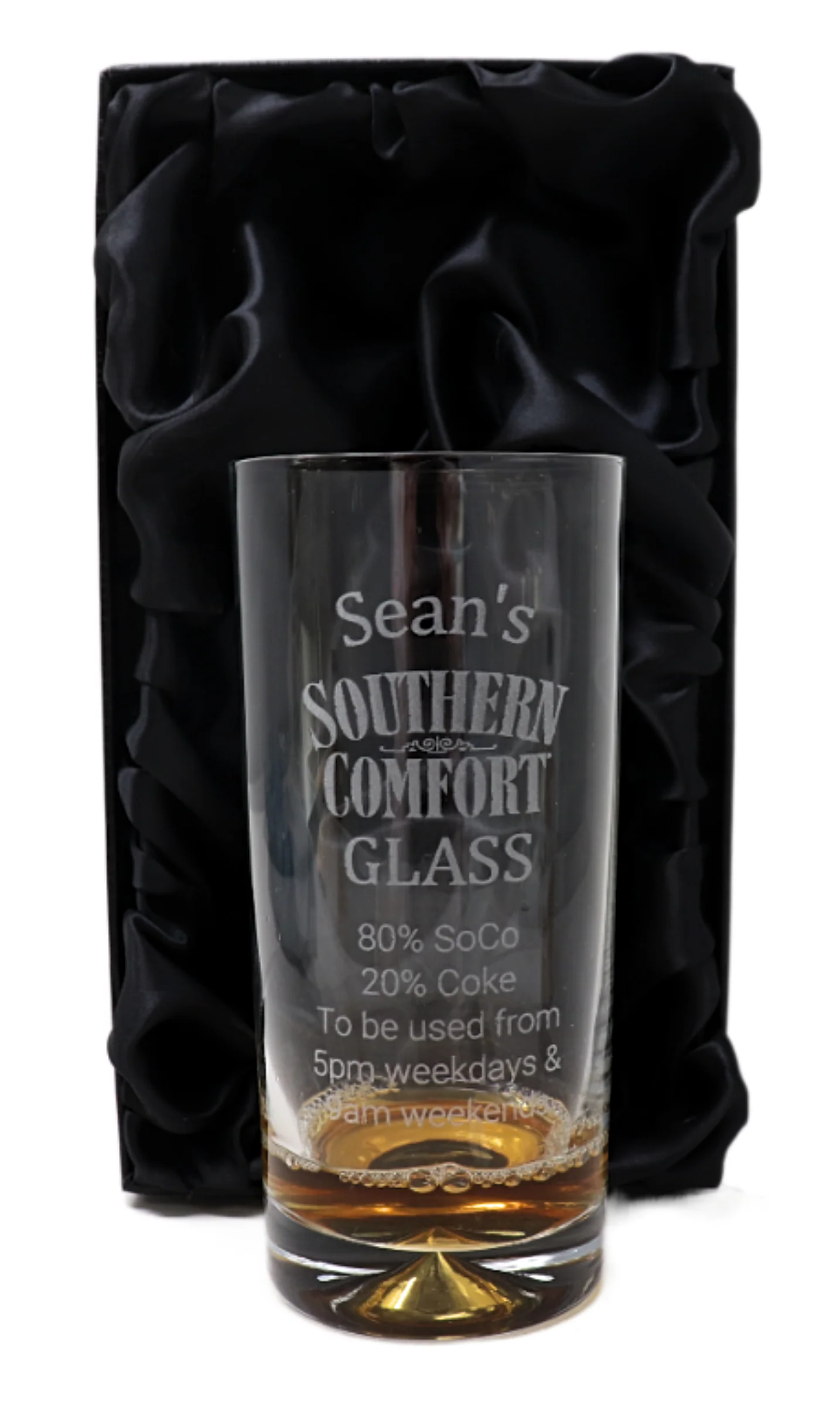 Personalised Highball Glass - Southern Comfort % Design - Image 2