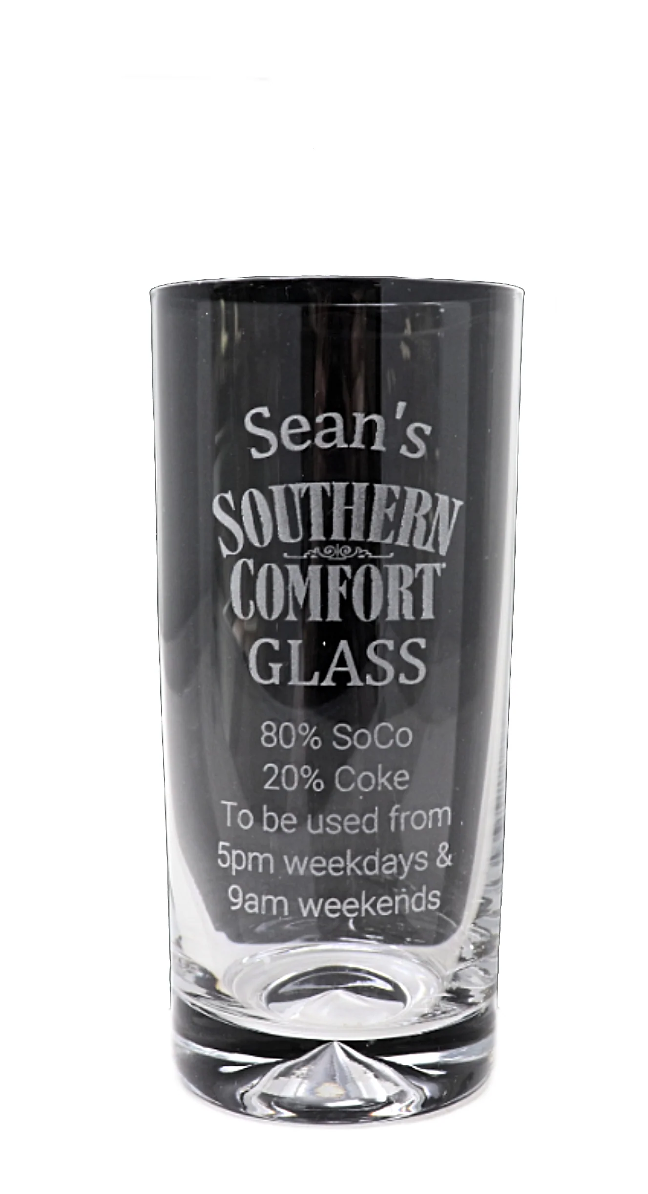 Personalised Highball Glass - Southern Comfort % Design - Image 3