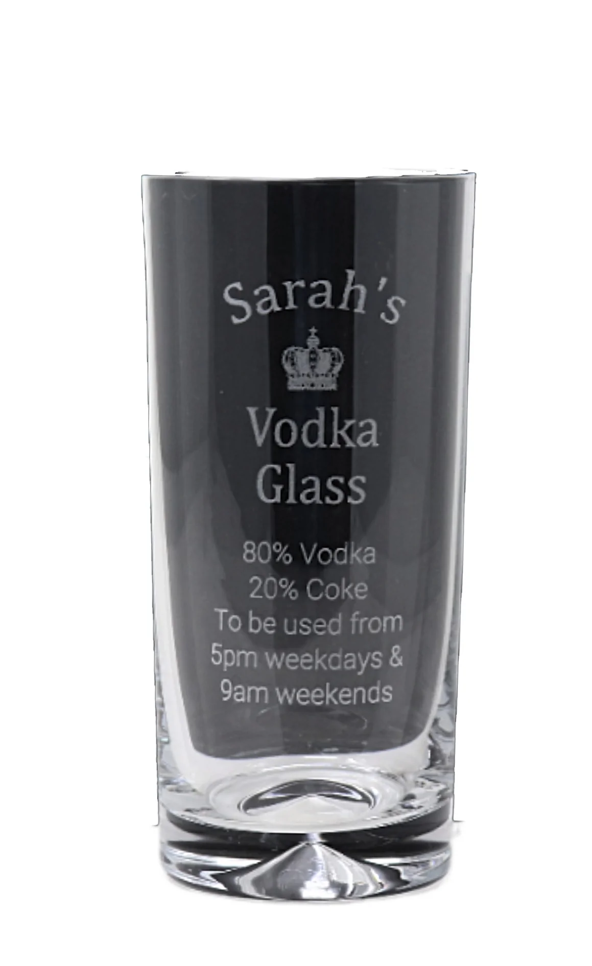Personalised Highball Glass - Vodka % Design - Image 3