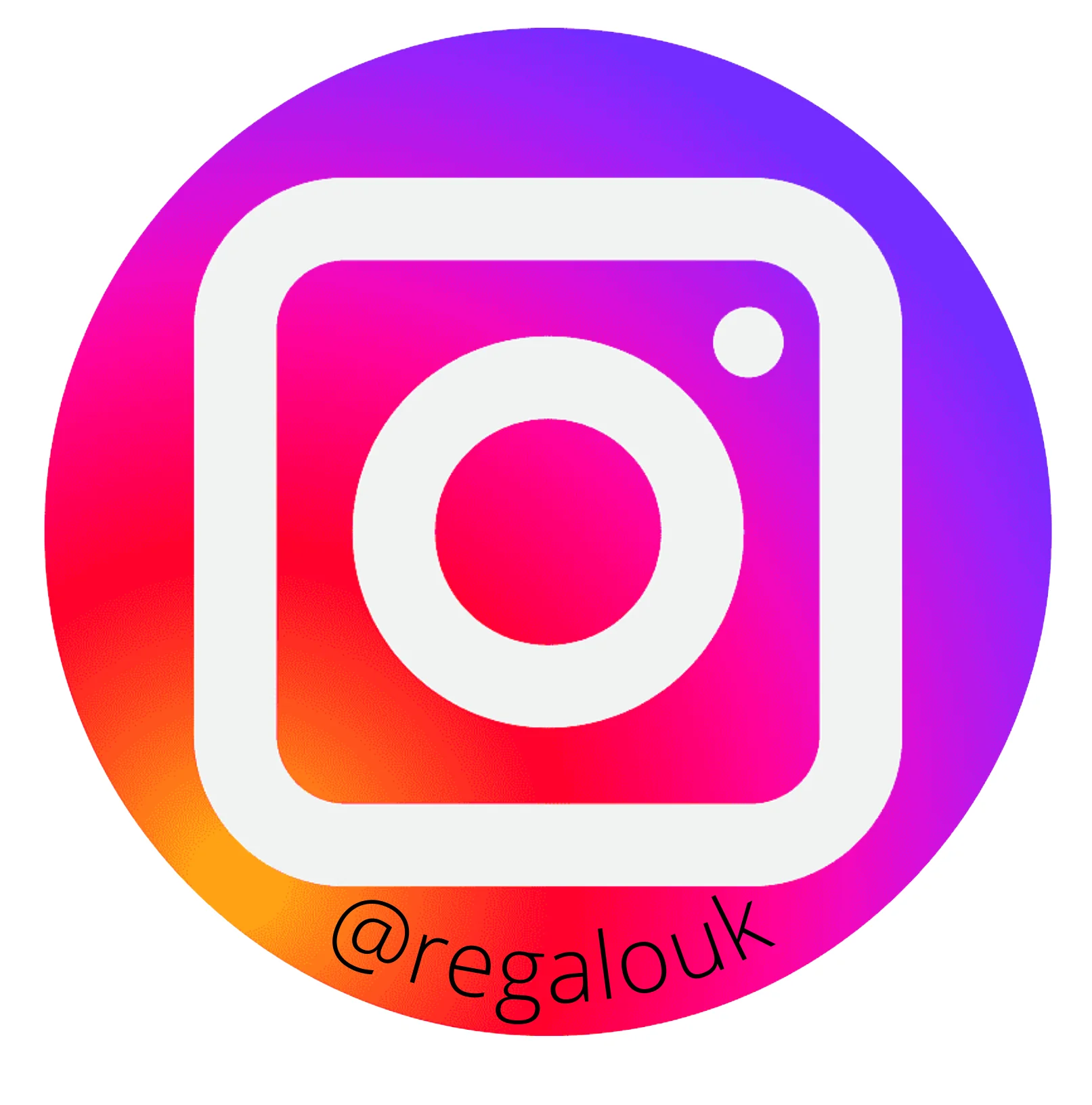 Personalised Instagram Logo Edible Cocktail Drink Toppers - Image 2