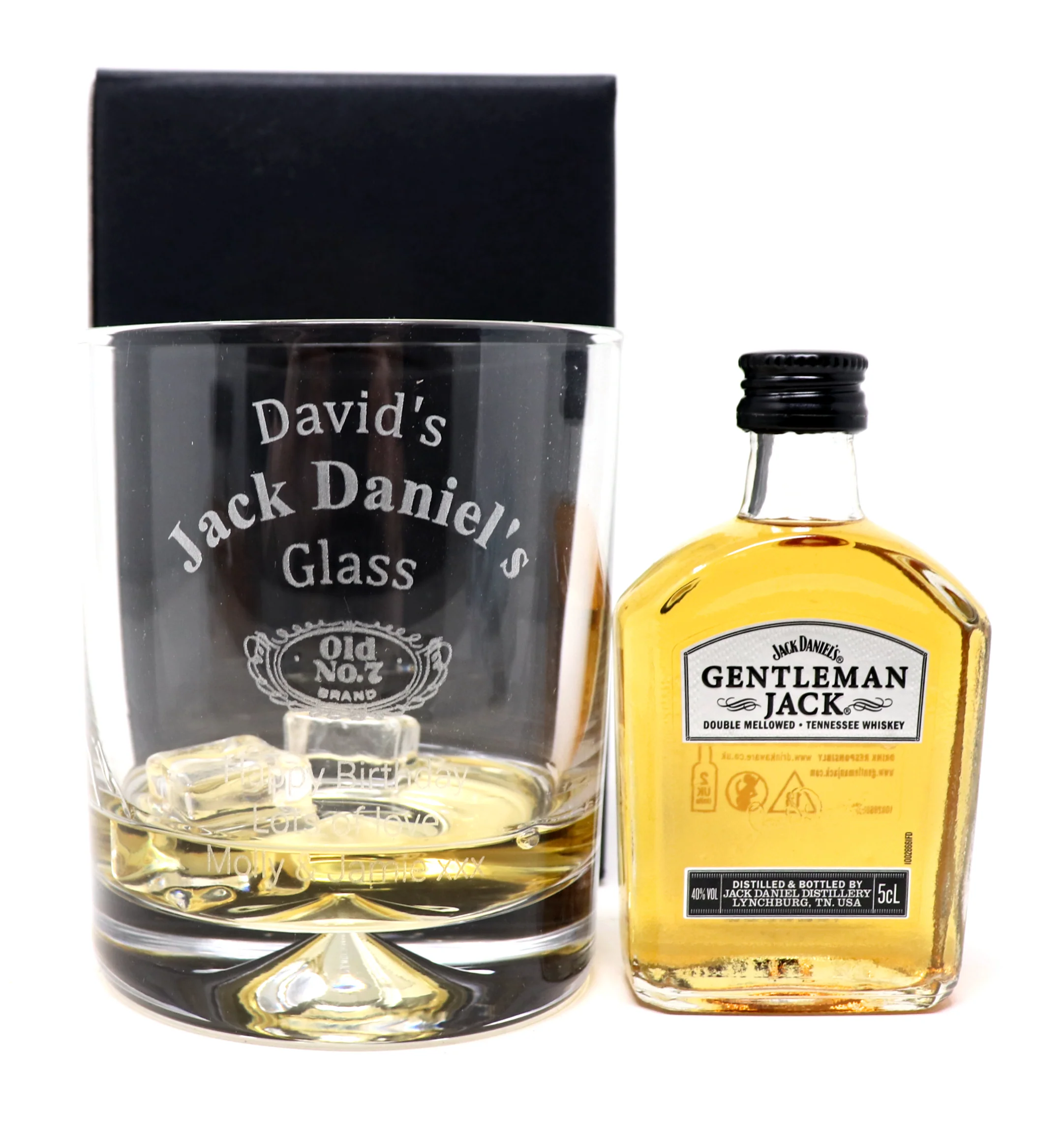 Personalised Glass Tumbler & Miniature - Jack Daniels Design - Image 10