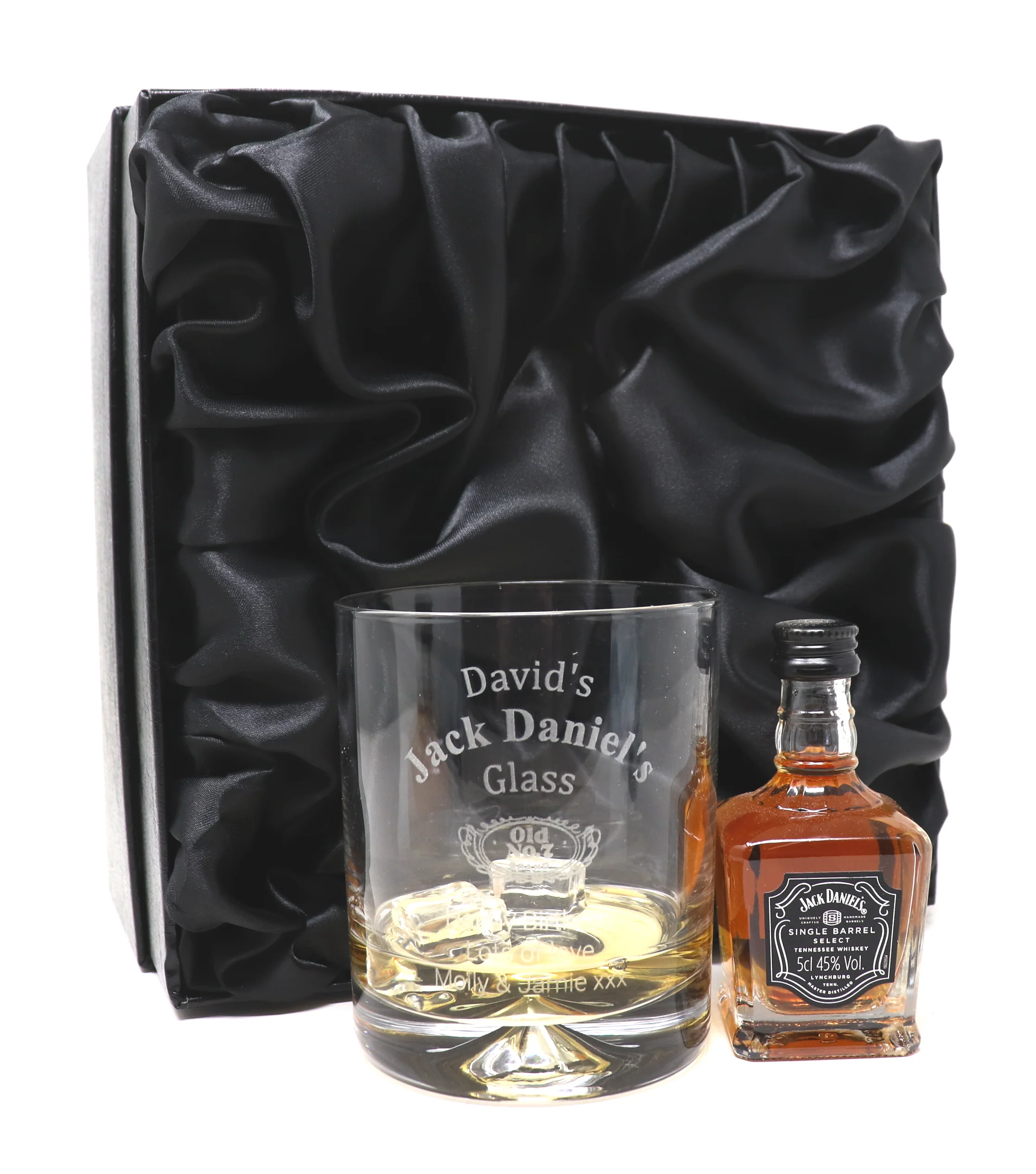 Personalised Glass Tumbler & Miniature - Jack Daniels Design - Image 13