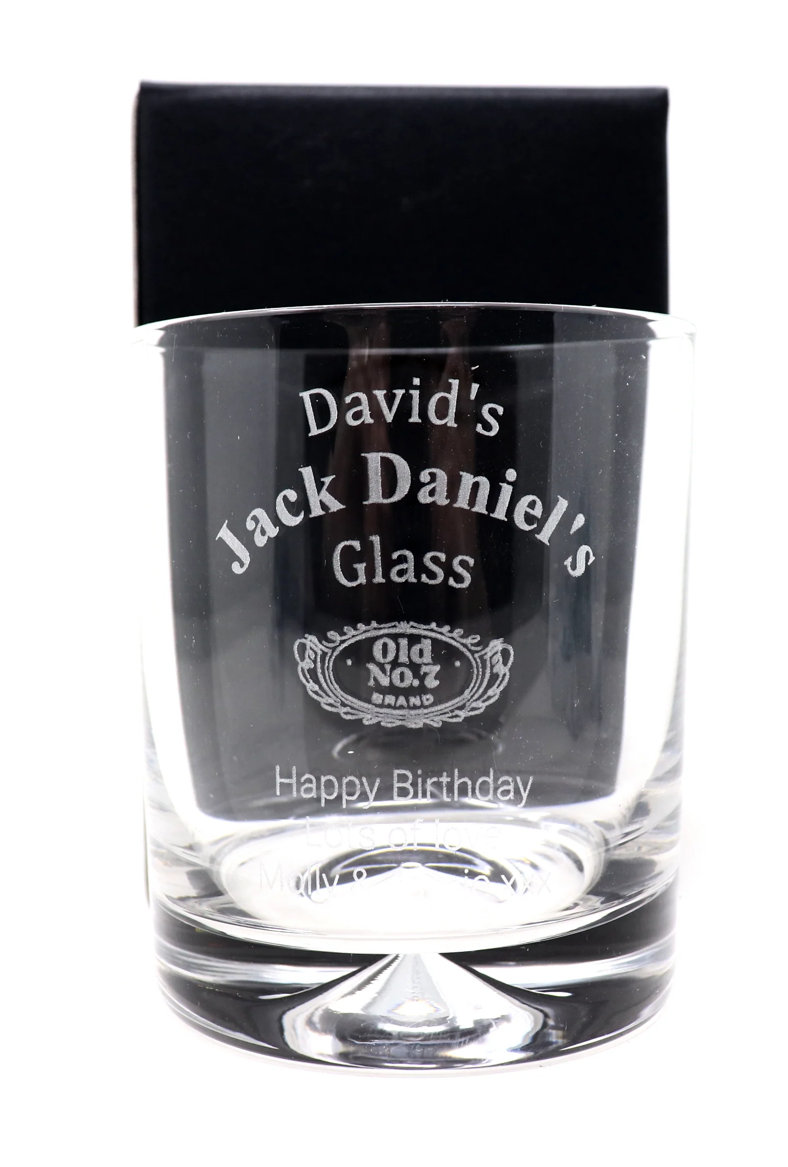 Personalised Glass Tumbler & Miniature - Jack Daniels Design - Image 14