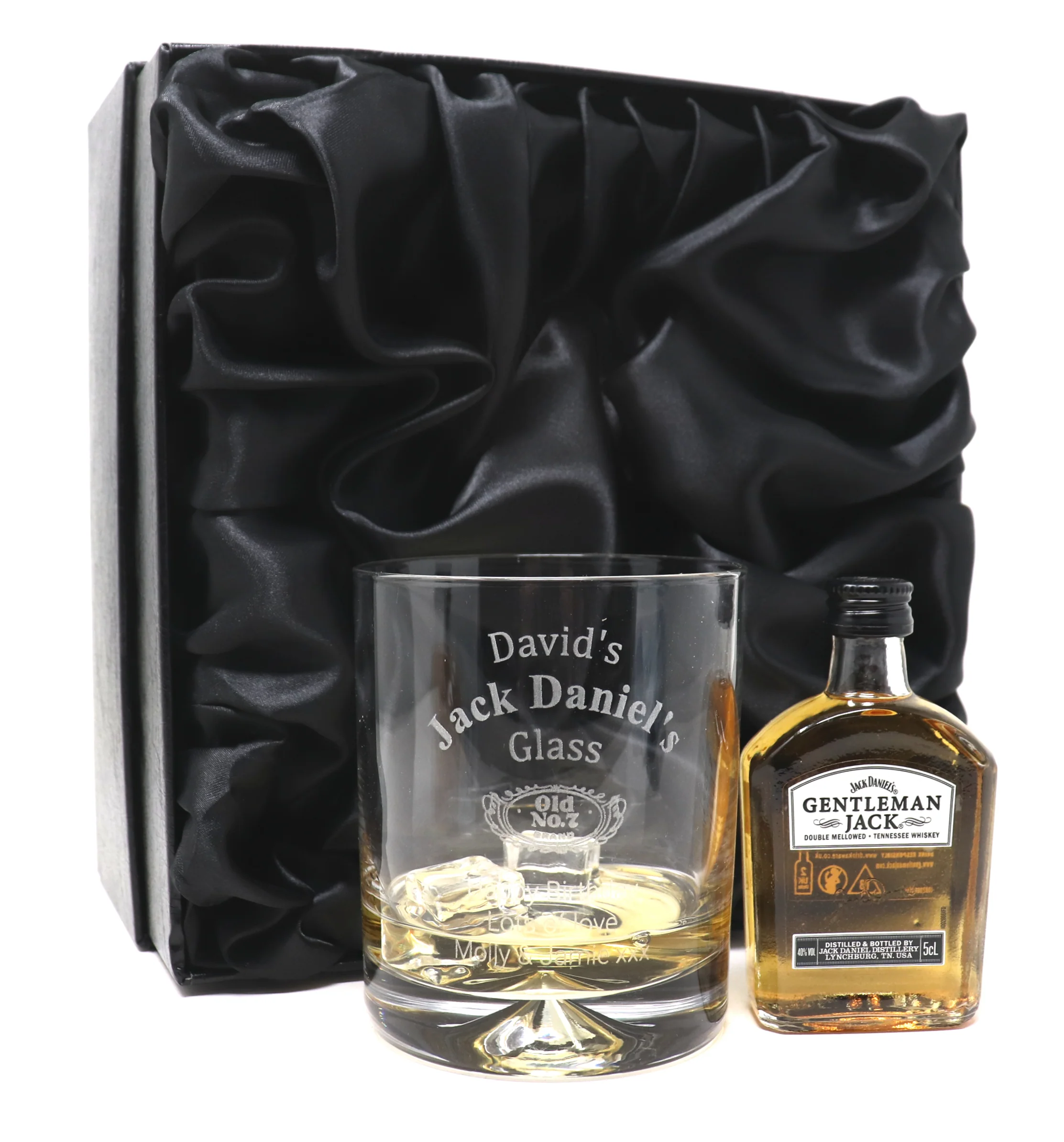 Personalised Glass Tumbler & Miniature - Jack Daniels Design - Image 15