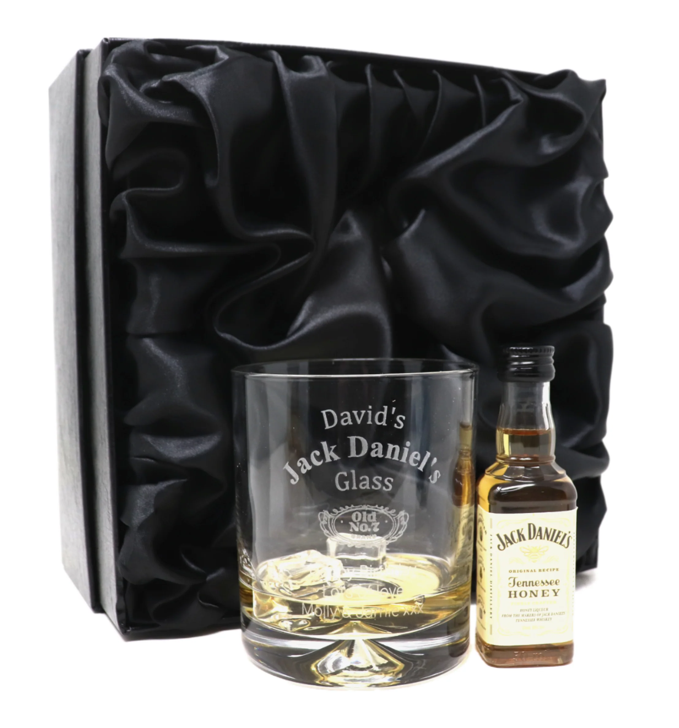 Personalised Glass Tumbler & Miniature - Jack Daniels Design - Image 16