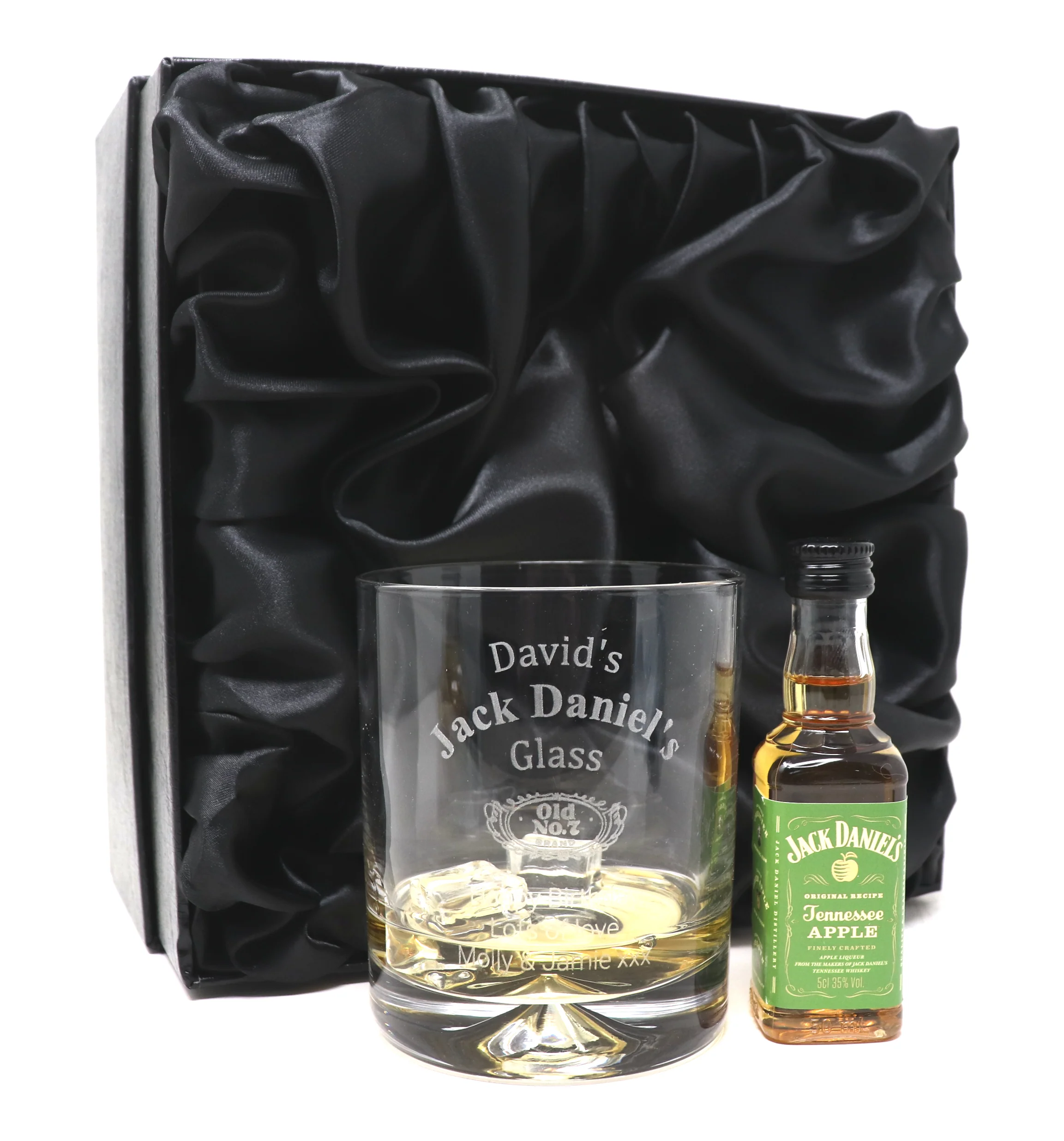 Personalised Glass Tumbler & Miniature - Jack Daniels Design - Image 5