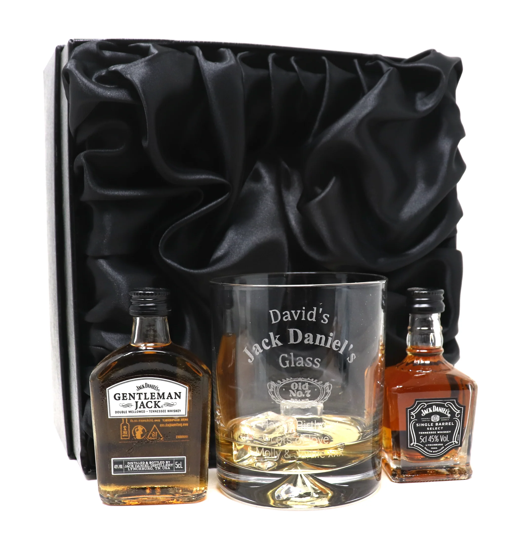 Personalised Glass Tumbler & Miniature - Jack Daniels Design - Image 9