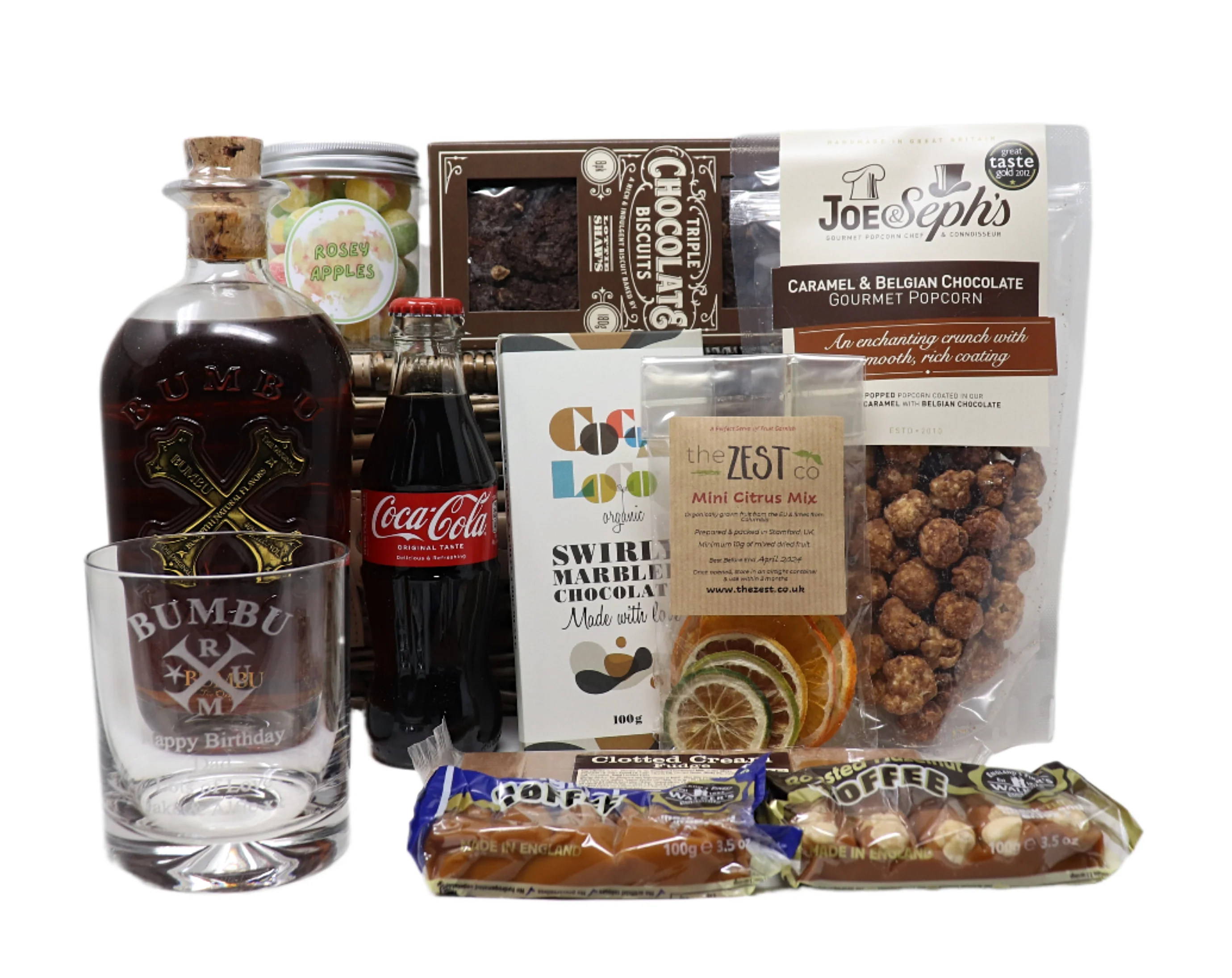 Personalised Luxury Bumbu Rum Hamper Gift - Image 2