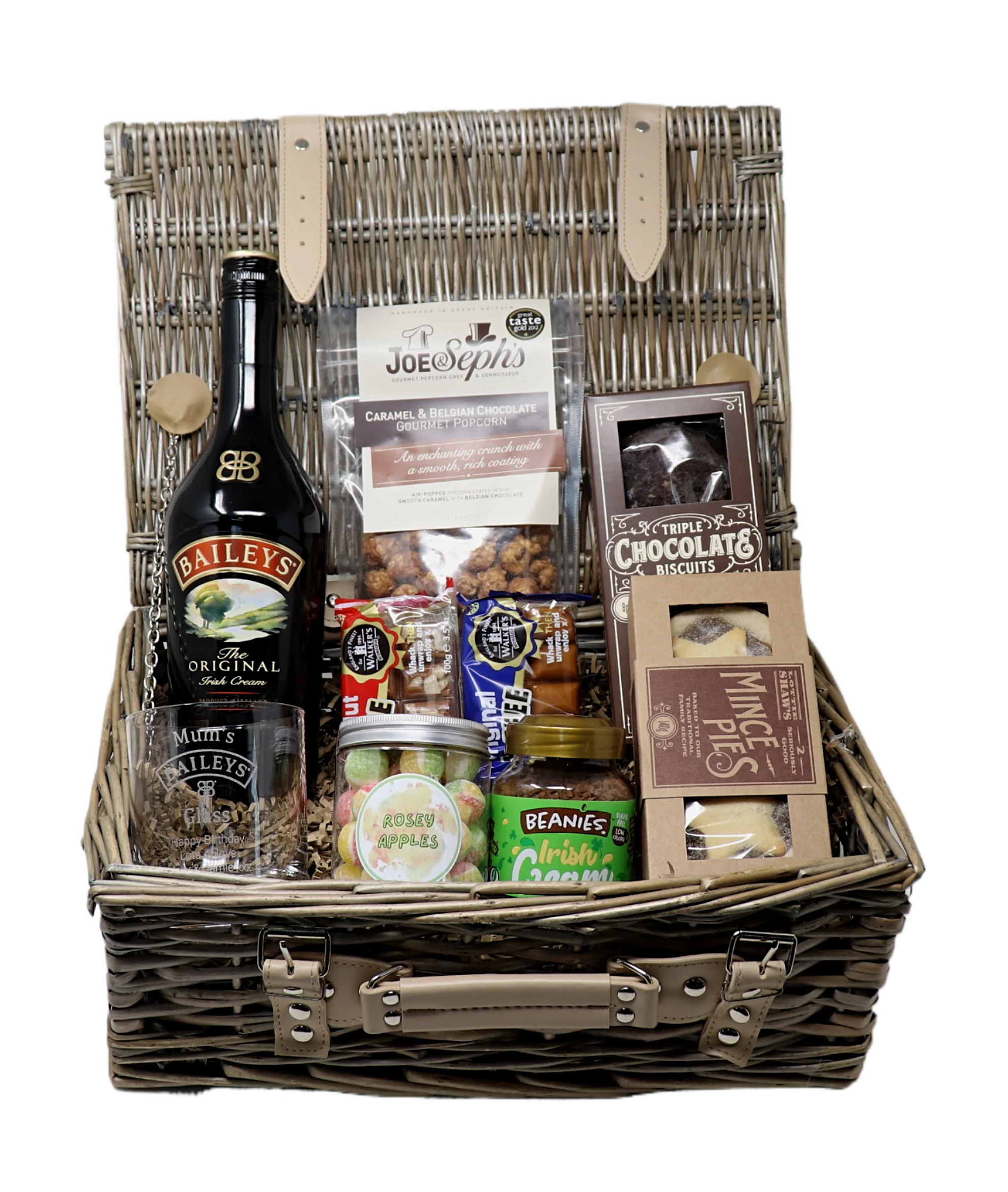Personalised Luxury Baileys Alcohol Christmas Hamper