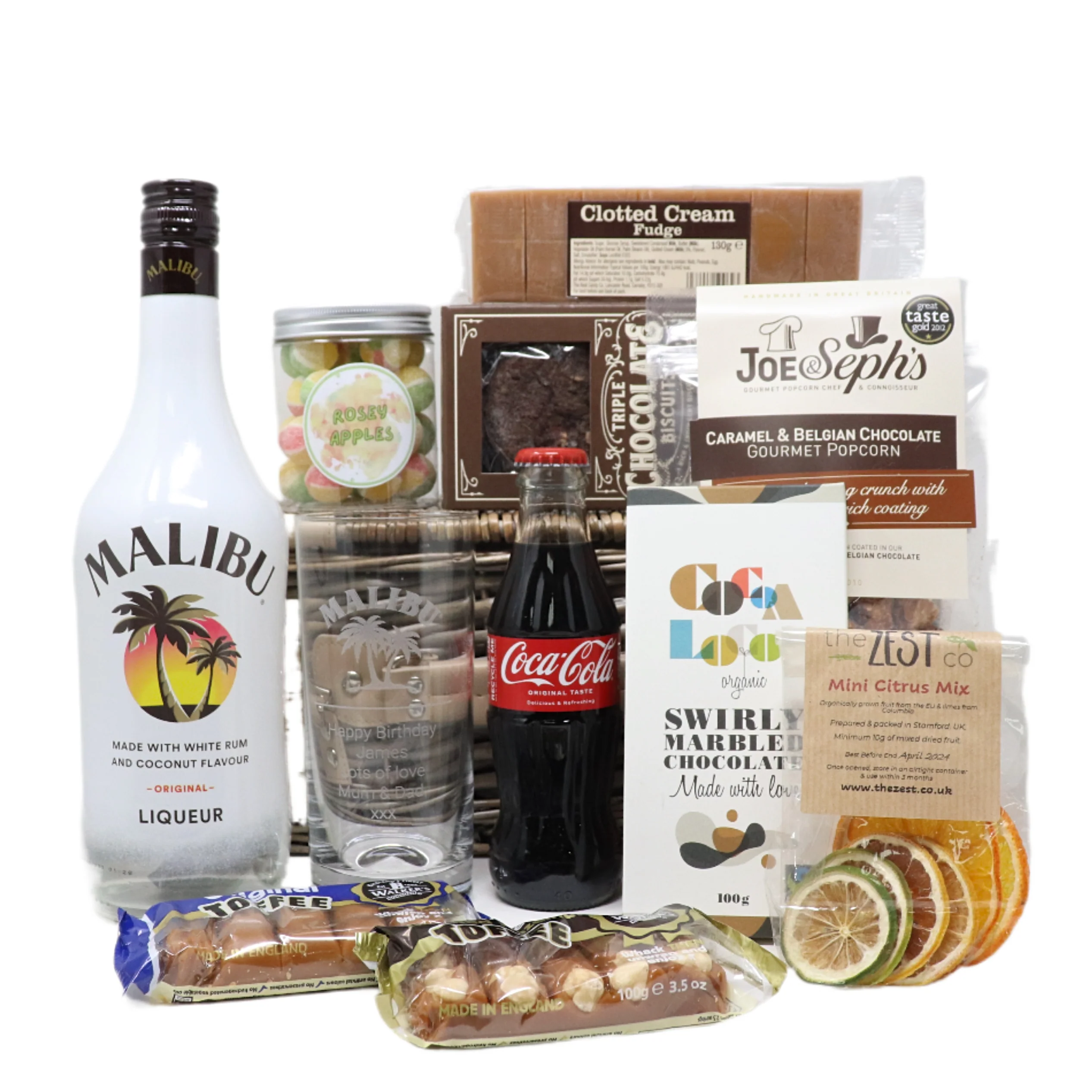 Personalised Luxury Malibu Hamper - Image 2
