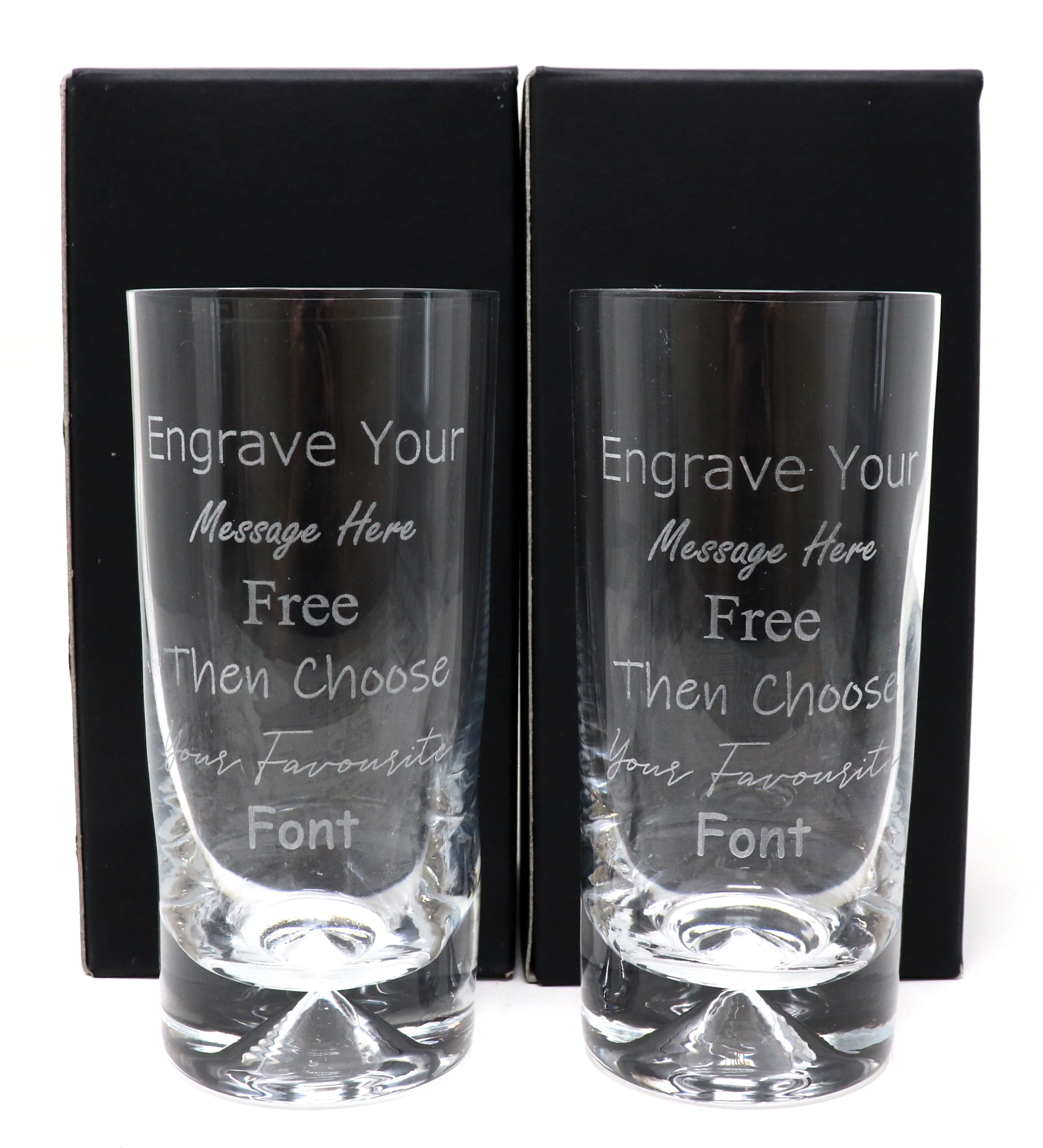 Personalised Grey Goose Vodka Hamper Gift Set with 2 Engraved Glasses - Image 2
