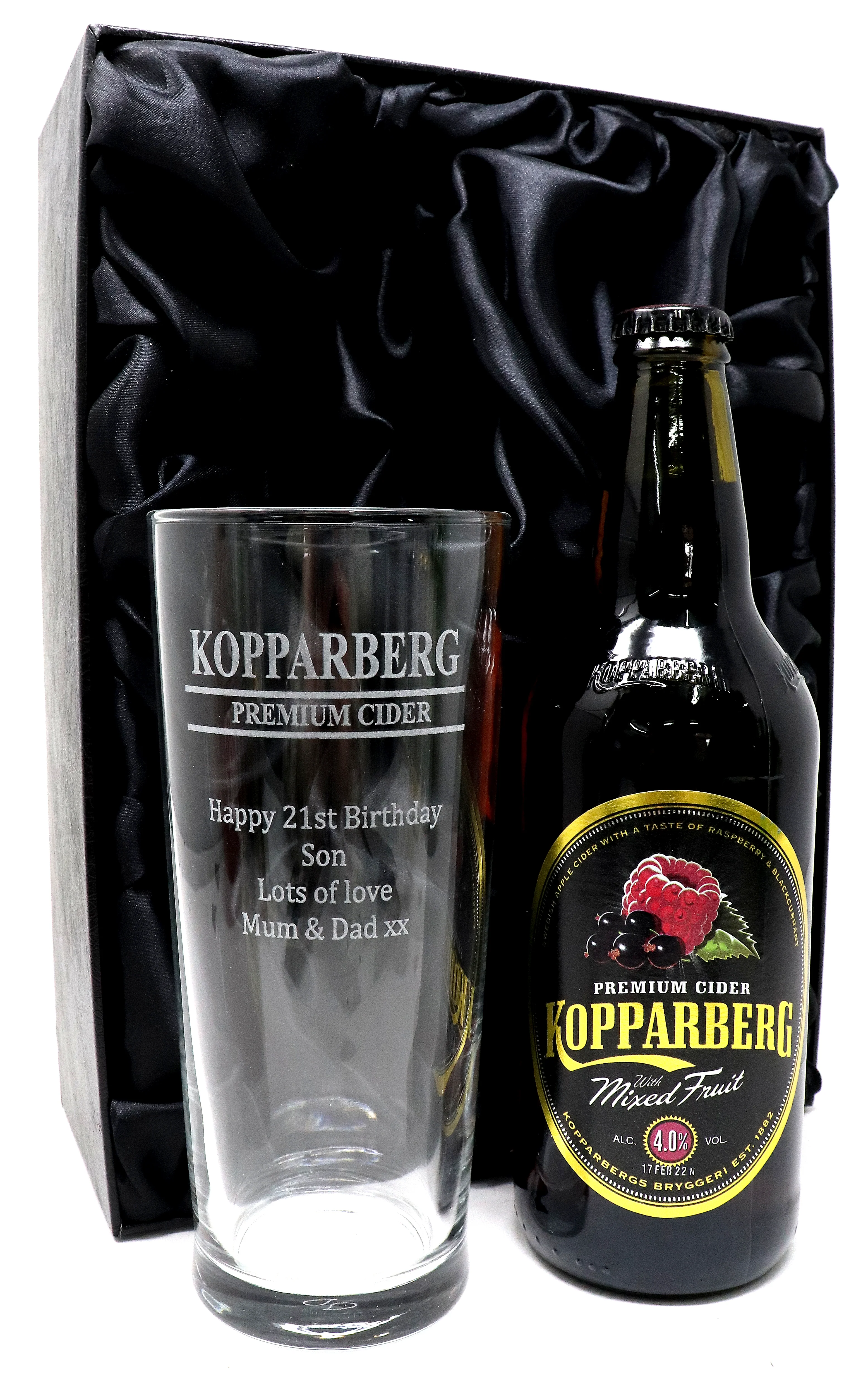 Personalised Pint Glass & Cider - Bright Cider Life Design - Image 6