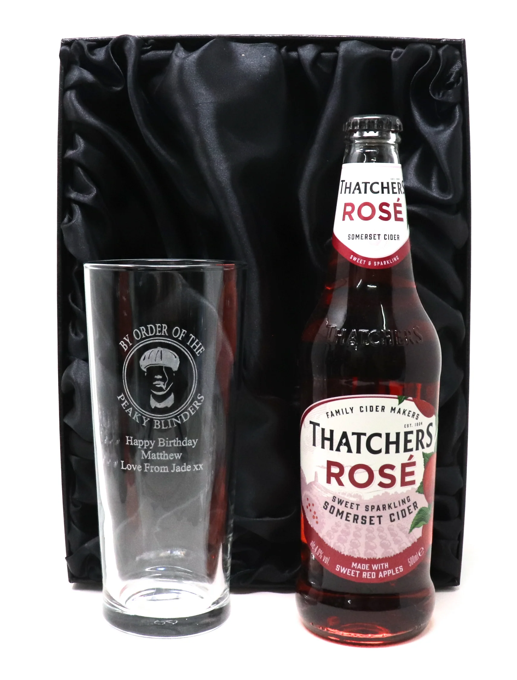Personalised Pint Glass & Beer/Cider Gift Set - Peaky Blinders Design - Image 17