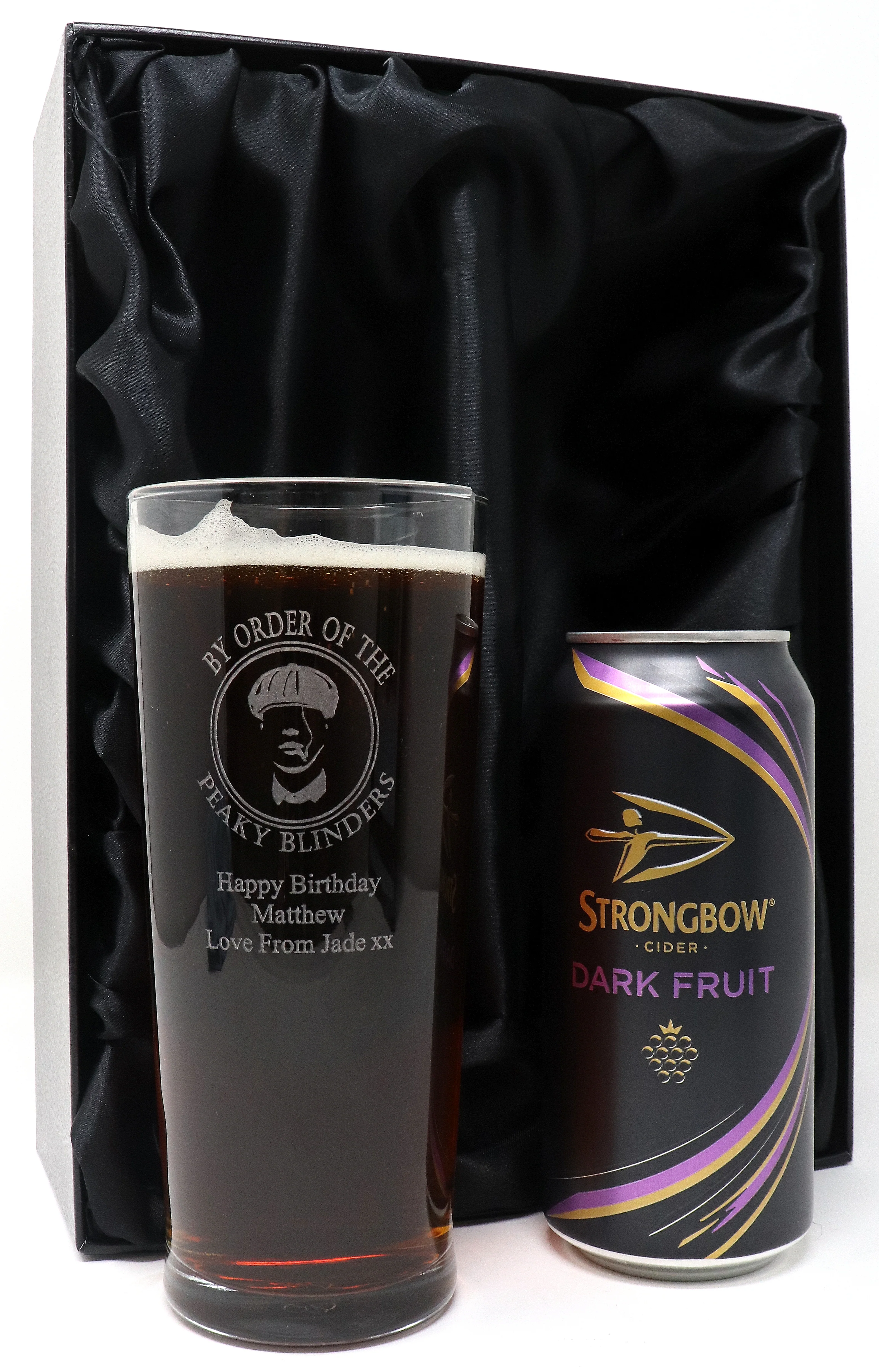 Personalised Pint Glass & Beer/Cider Gift Set - Peaky Blinders Design - Image 9