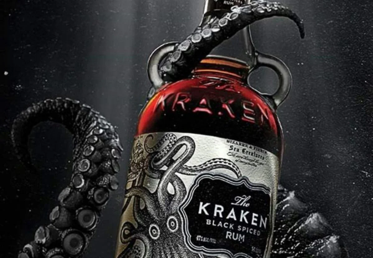 Personalised Pair of Highball Glasses & 70cl Kraken - Rum % Design - Image 5