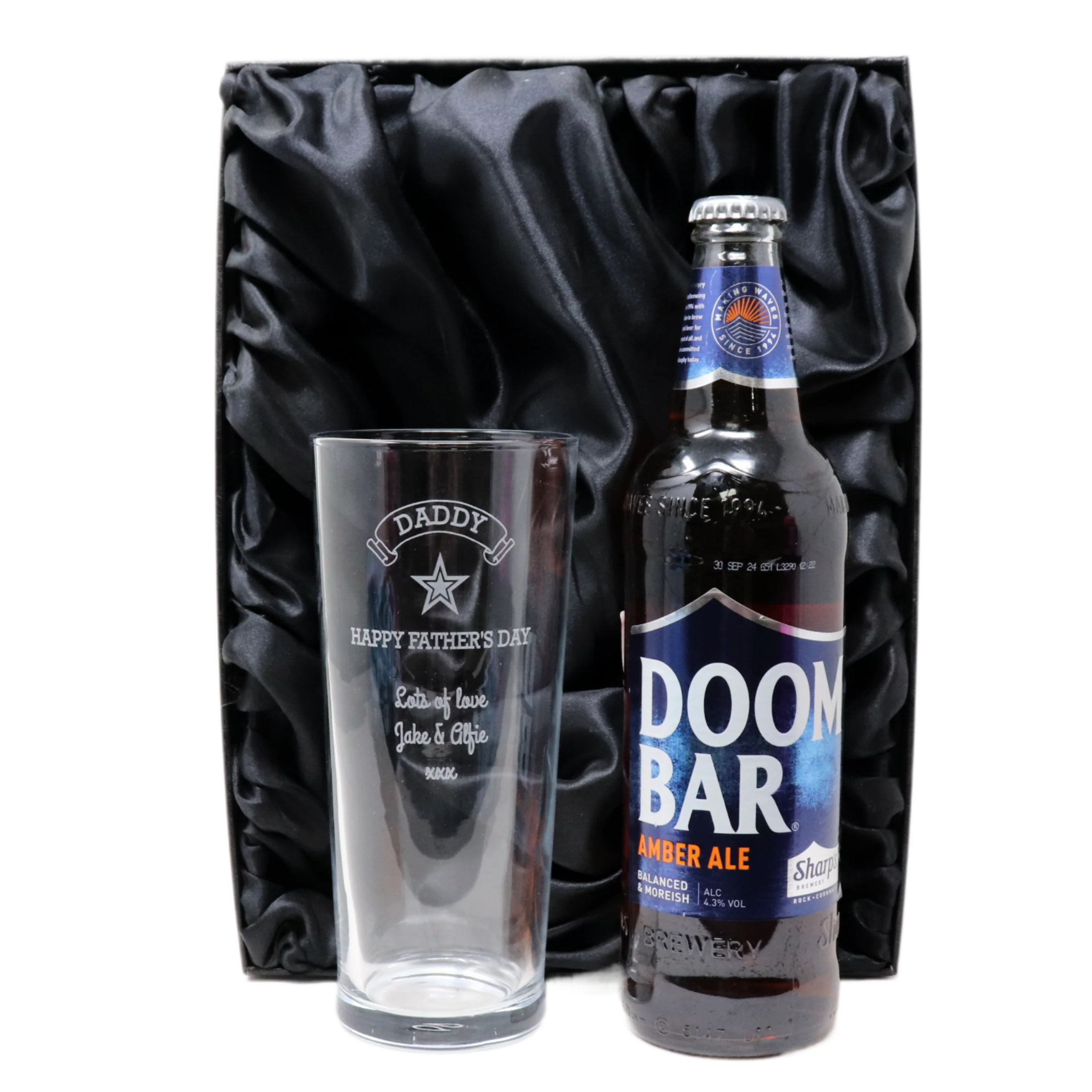 Personalised Pint Glass & Beer/Cider - Father's Day Design - Image 6