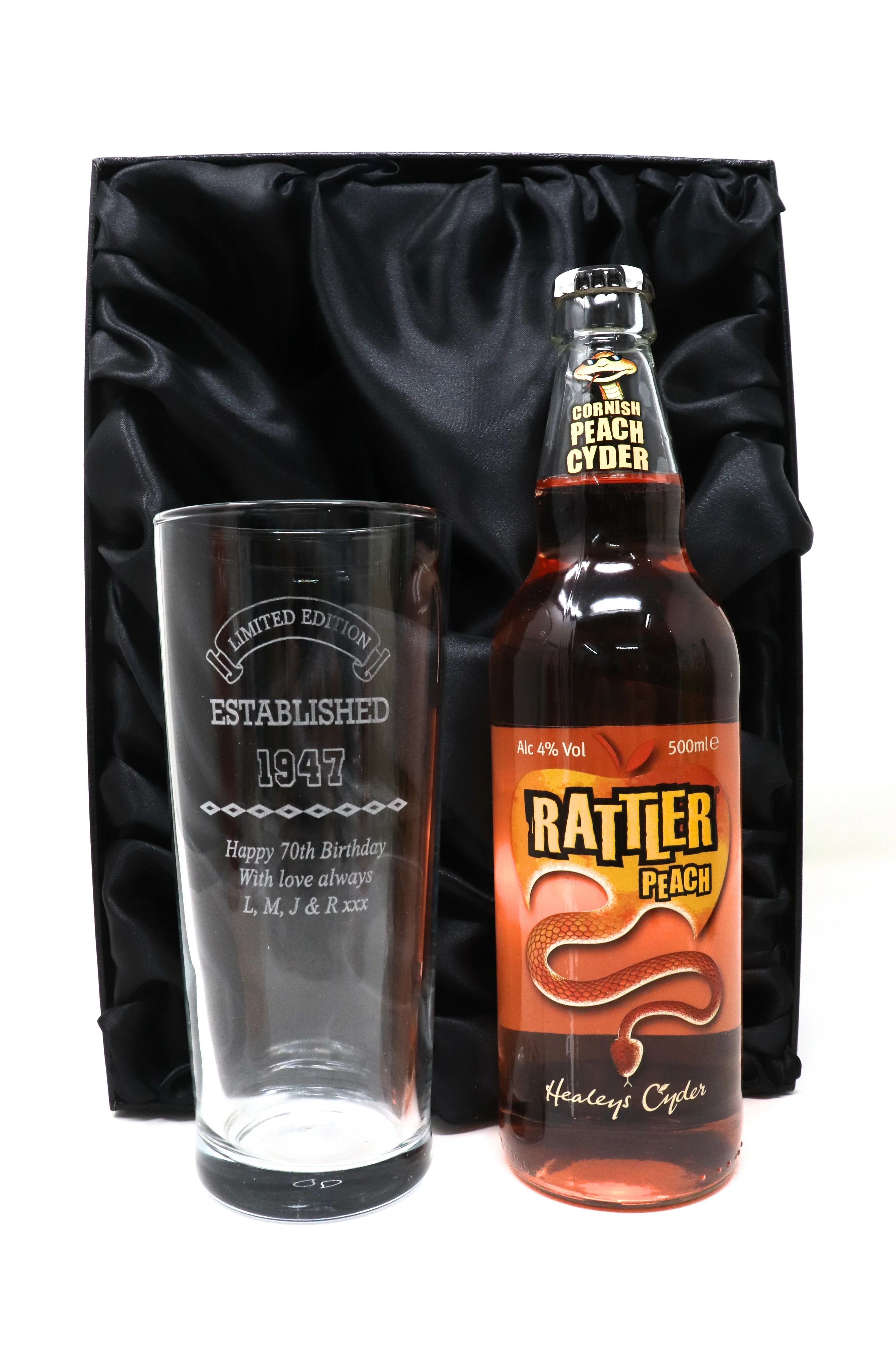 Personalised Pint Glass & Beer/Cider - Established Birthday Design - Image 17