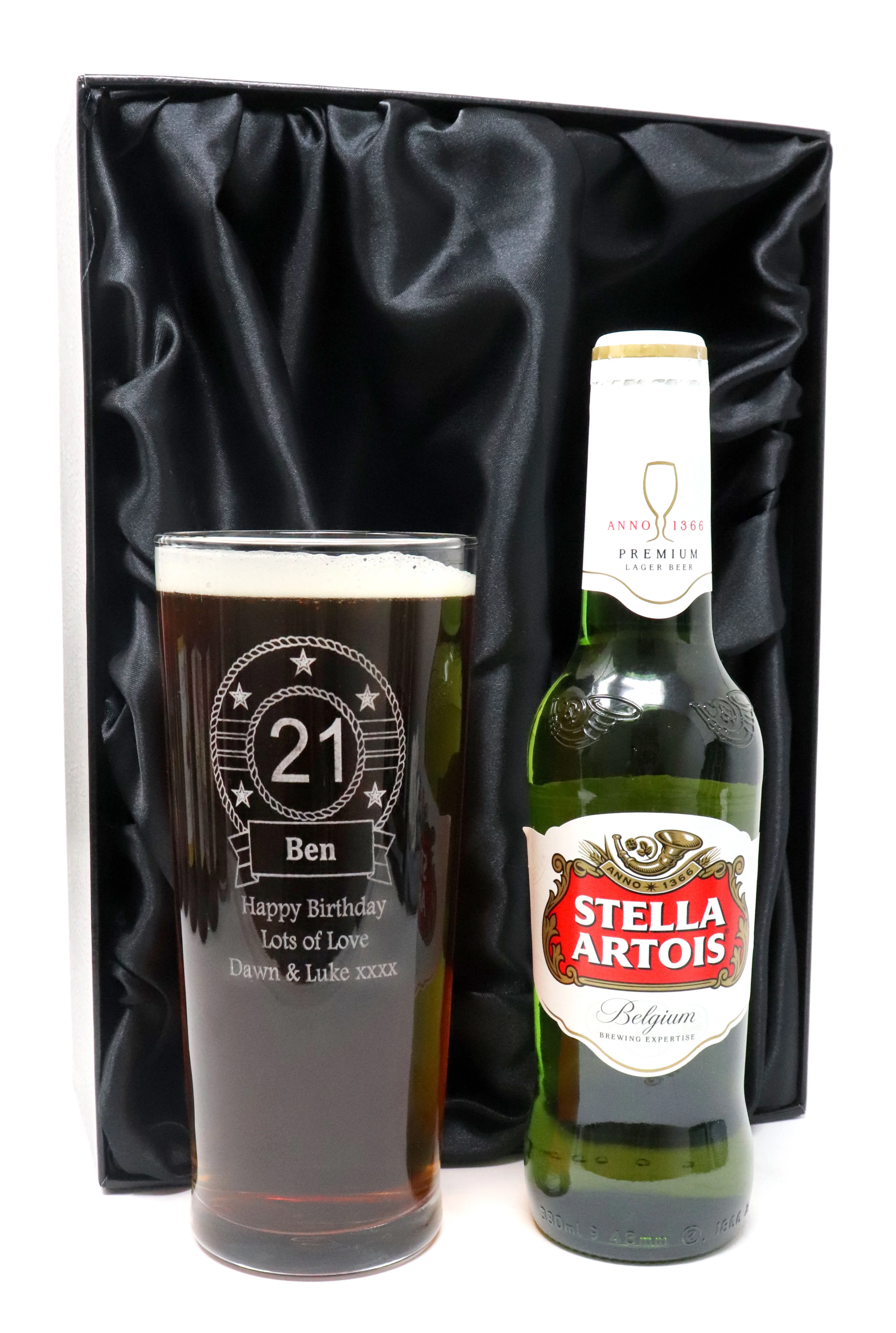 Personalised Birthday Pint Glass & Beer/Cider Gift Set - Image 11