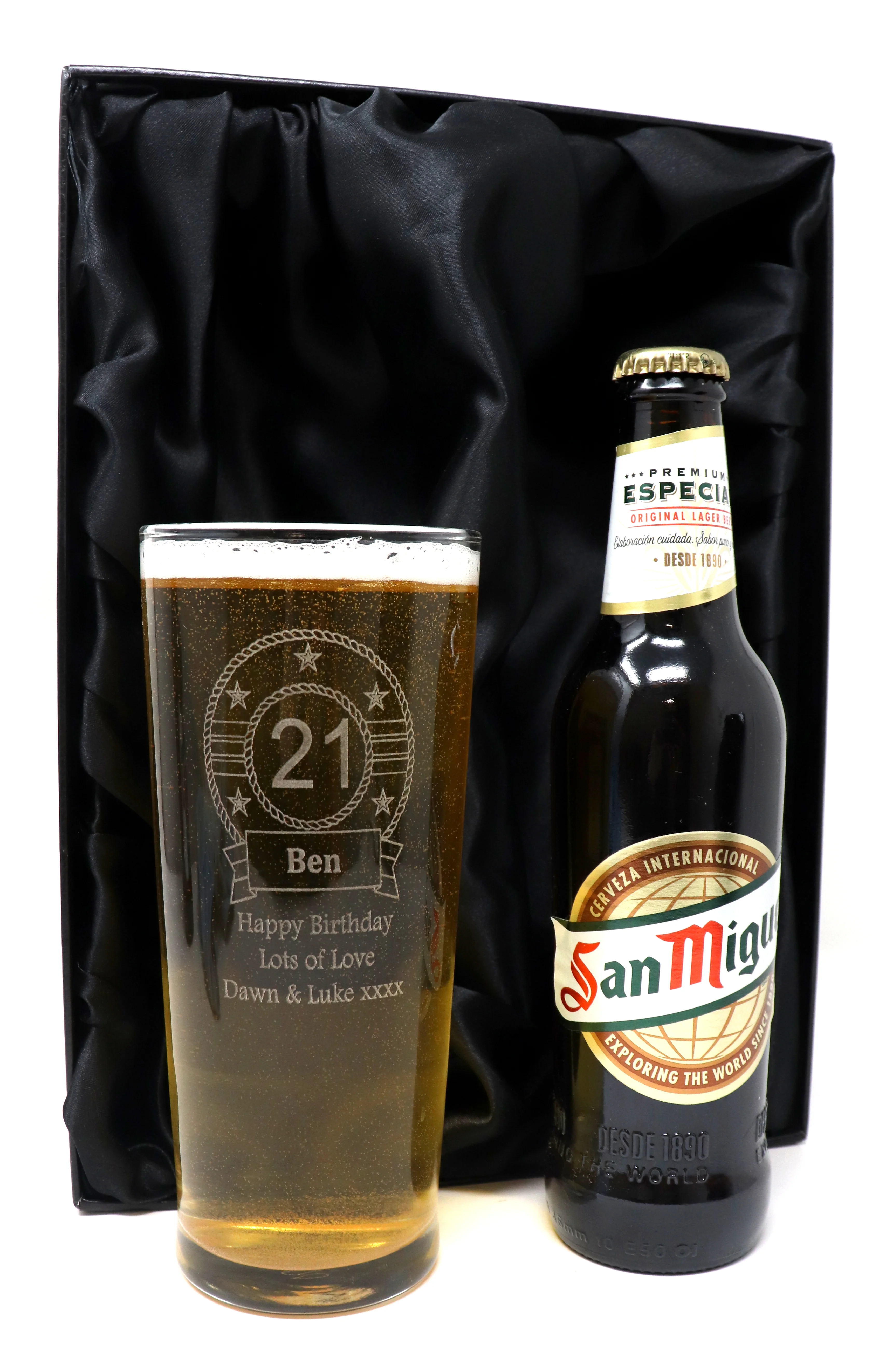Personalised Birthday Pint Glass & Beer/Cider Gift Set - Image 6