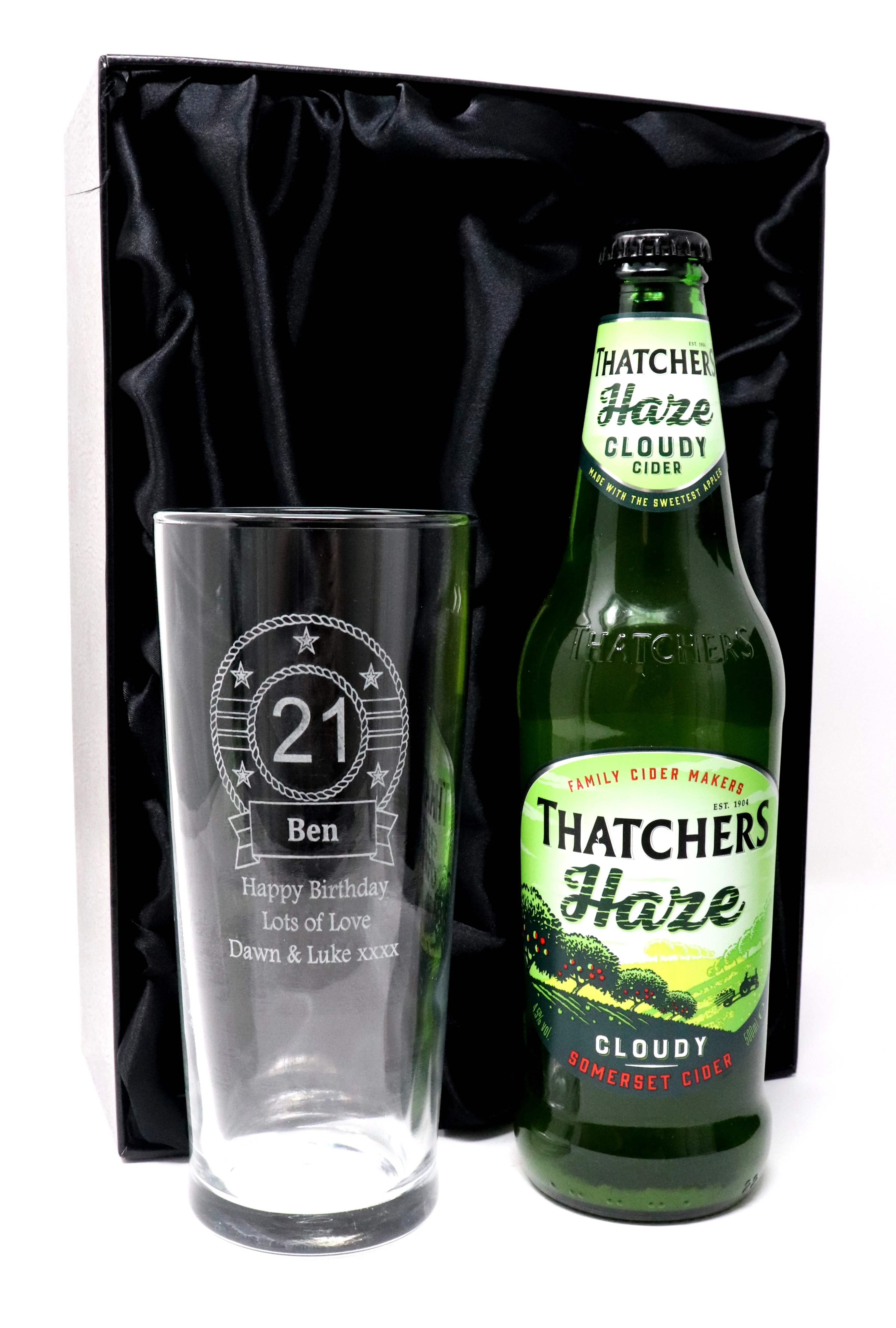 Personalised Birthday Pint Glass & Beer/Cider Gift Set - Image 7
