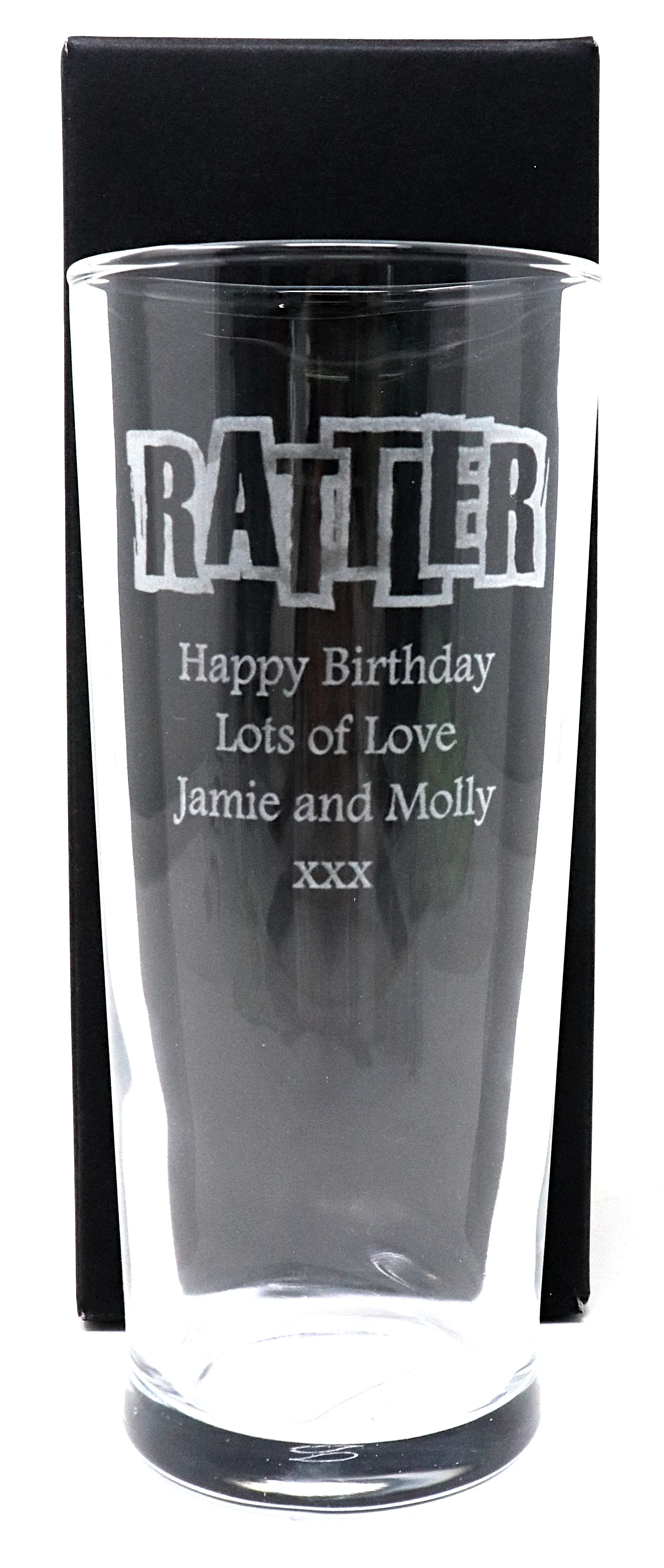 Personalised Pint Glass & Cider Gift Set - Rattler Cyder Design - Image 6