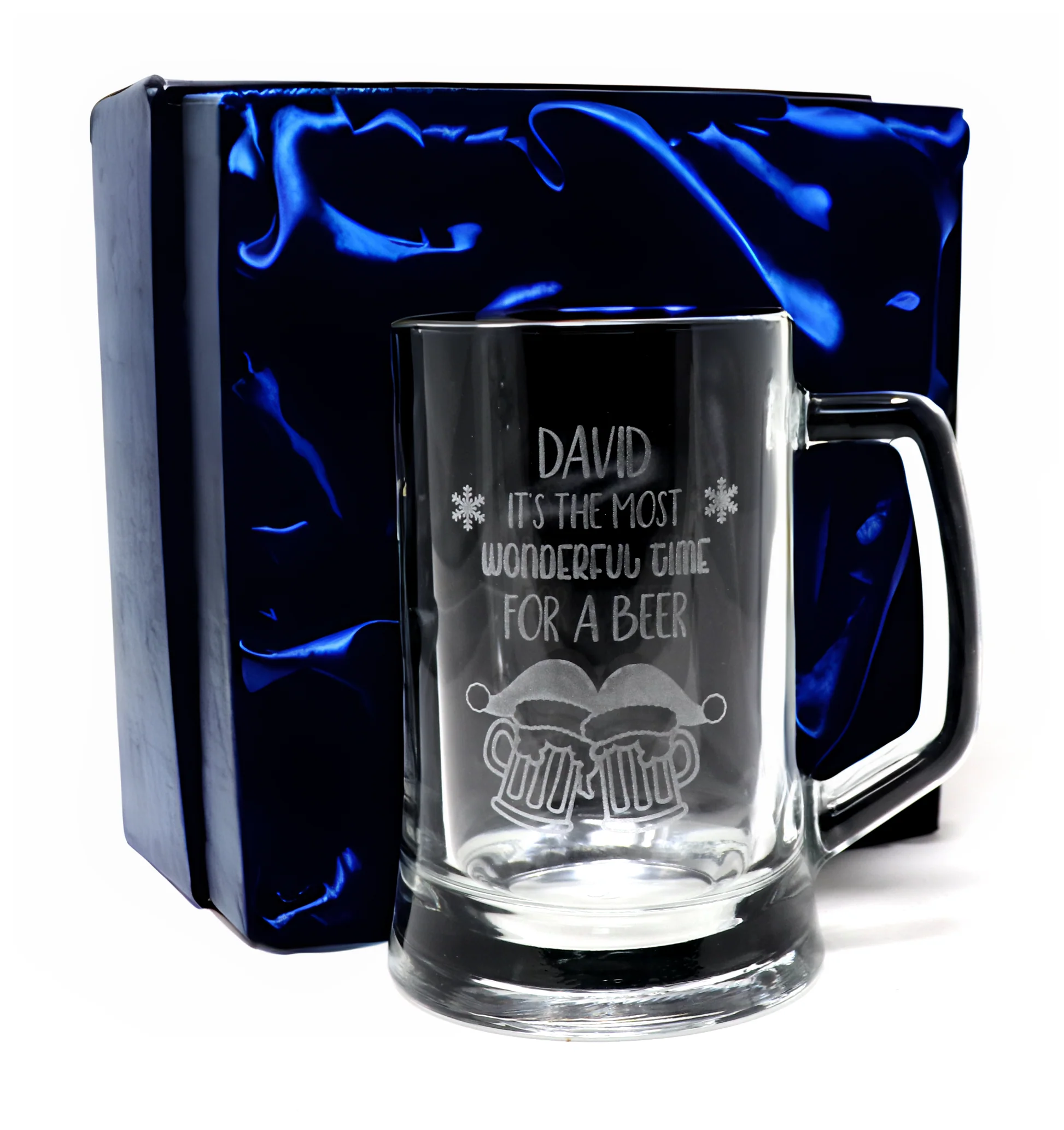 Personalised Pint Glass Tankard - Christmas Beer Design - Image 3